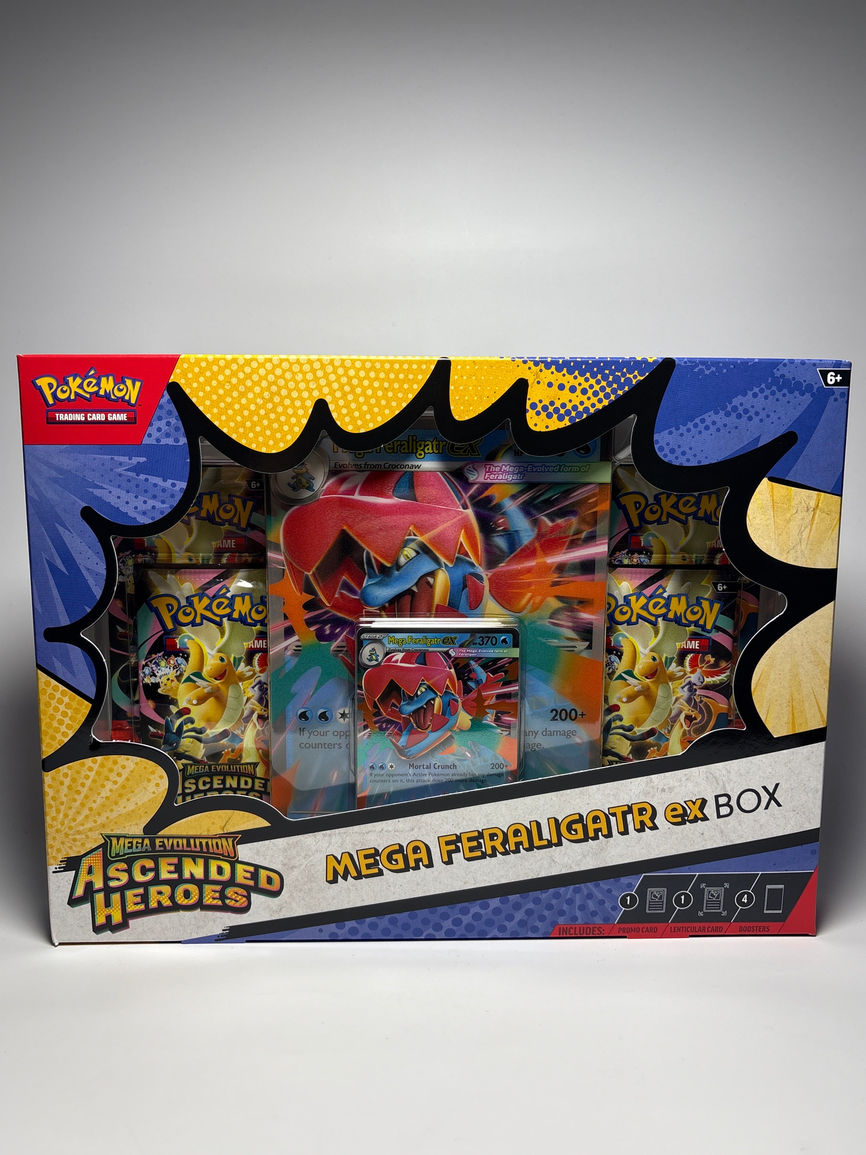 Pokémon Mega Feraligatr ex Box – Mega Evolution: Ascended Heroes