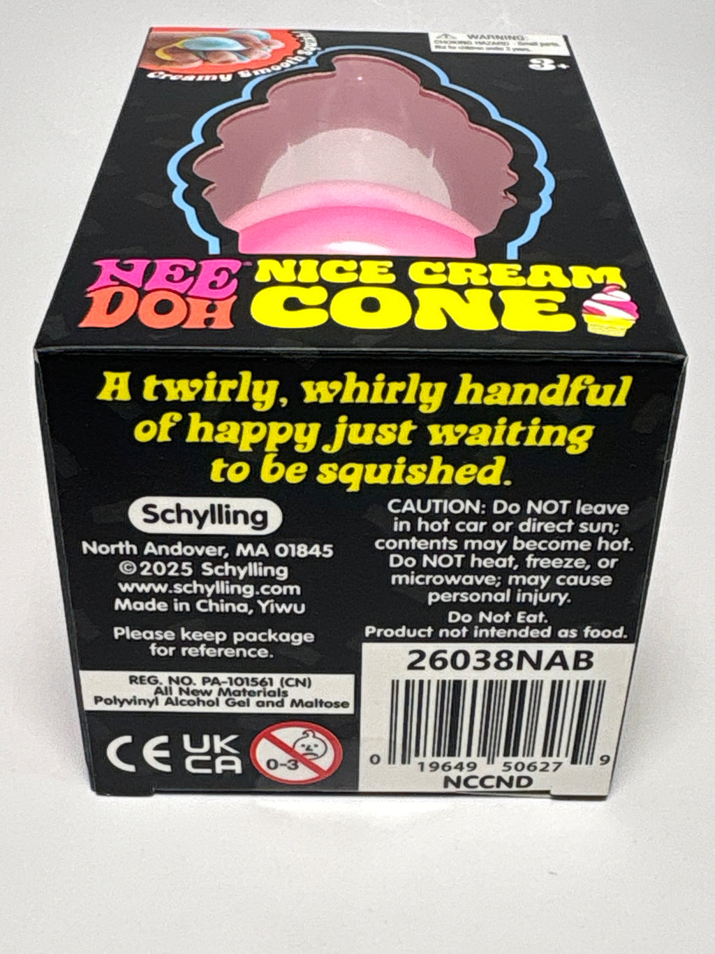 Schylling NeeDoh Nice Cream Cone Squishy Fidget Toy | Color Variants