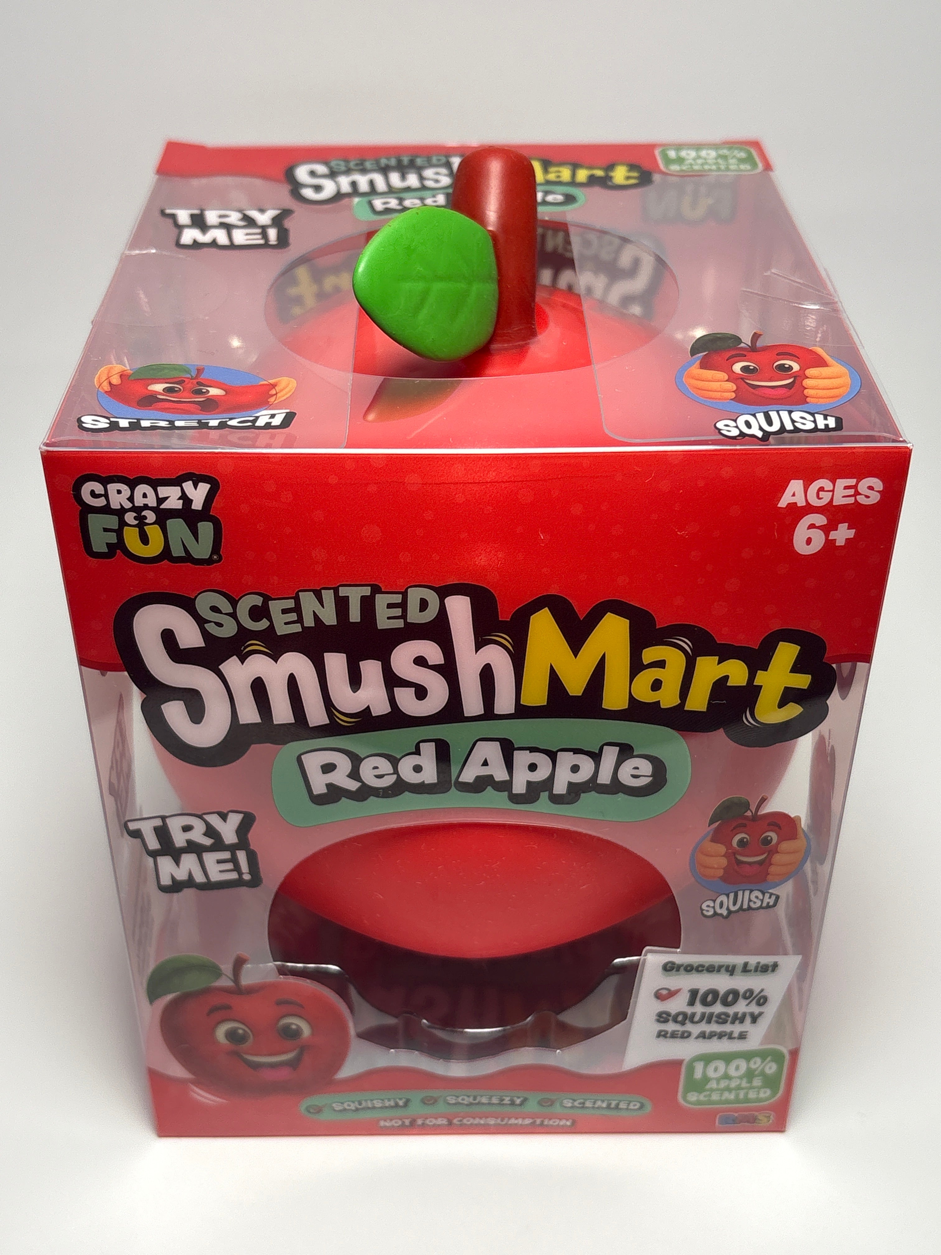 RMS Crazy Fun Scented SmushMart Red Apple Squishy Sensory Toy