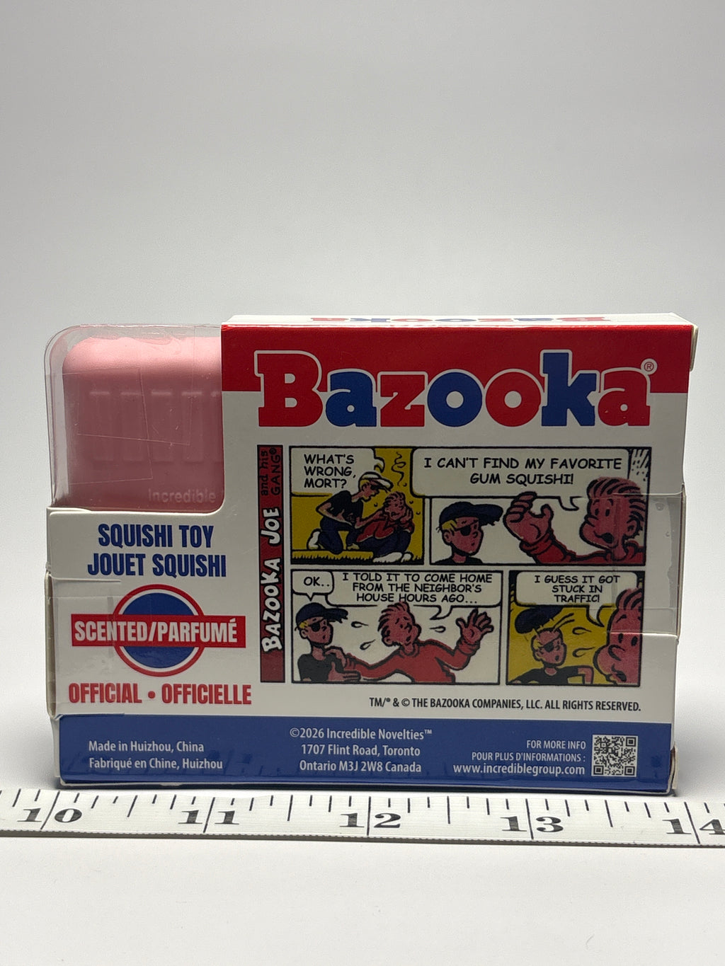 Bazooka Official Scented Squishy Toy | Bubble Gum Stress Toy & Sensory Fidget