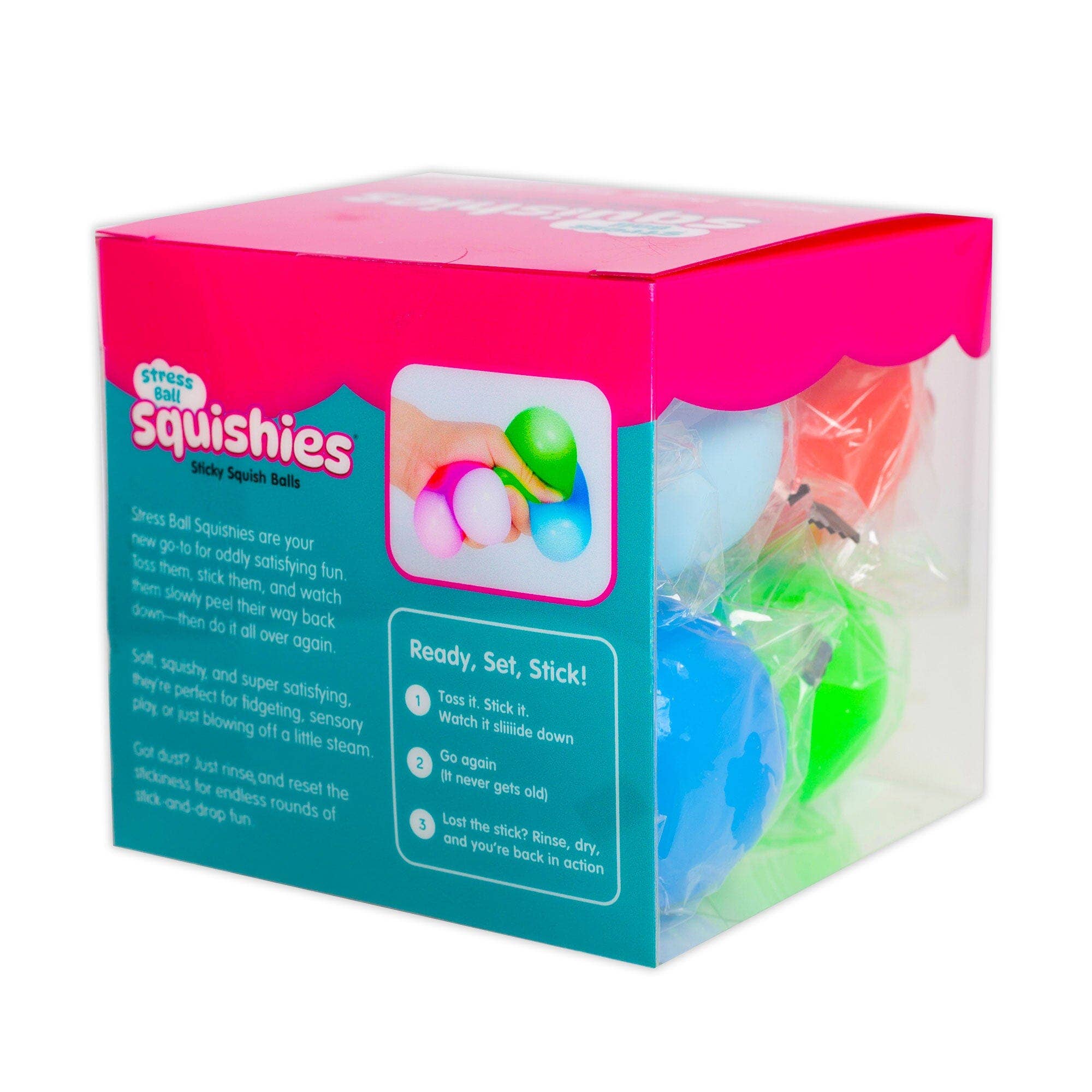 Squishies® Sticky Fidget Stress Balls (8pc)