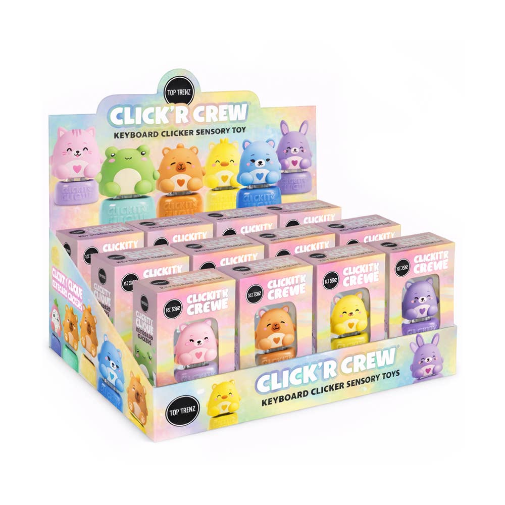 Top Trenz CLICK’R CREW – Moody Edition Keyboard Clicker Sensory Toy