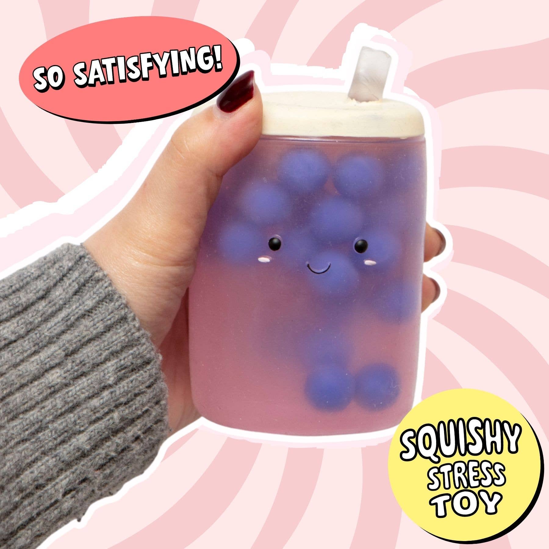 Boba Squish-Tea – Vanilla Scented Squishy Stress Toy - Boxer Gifts