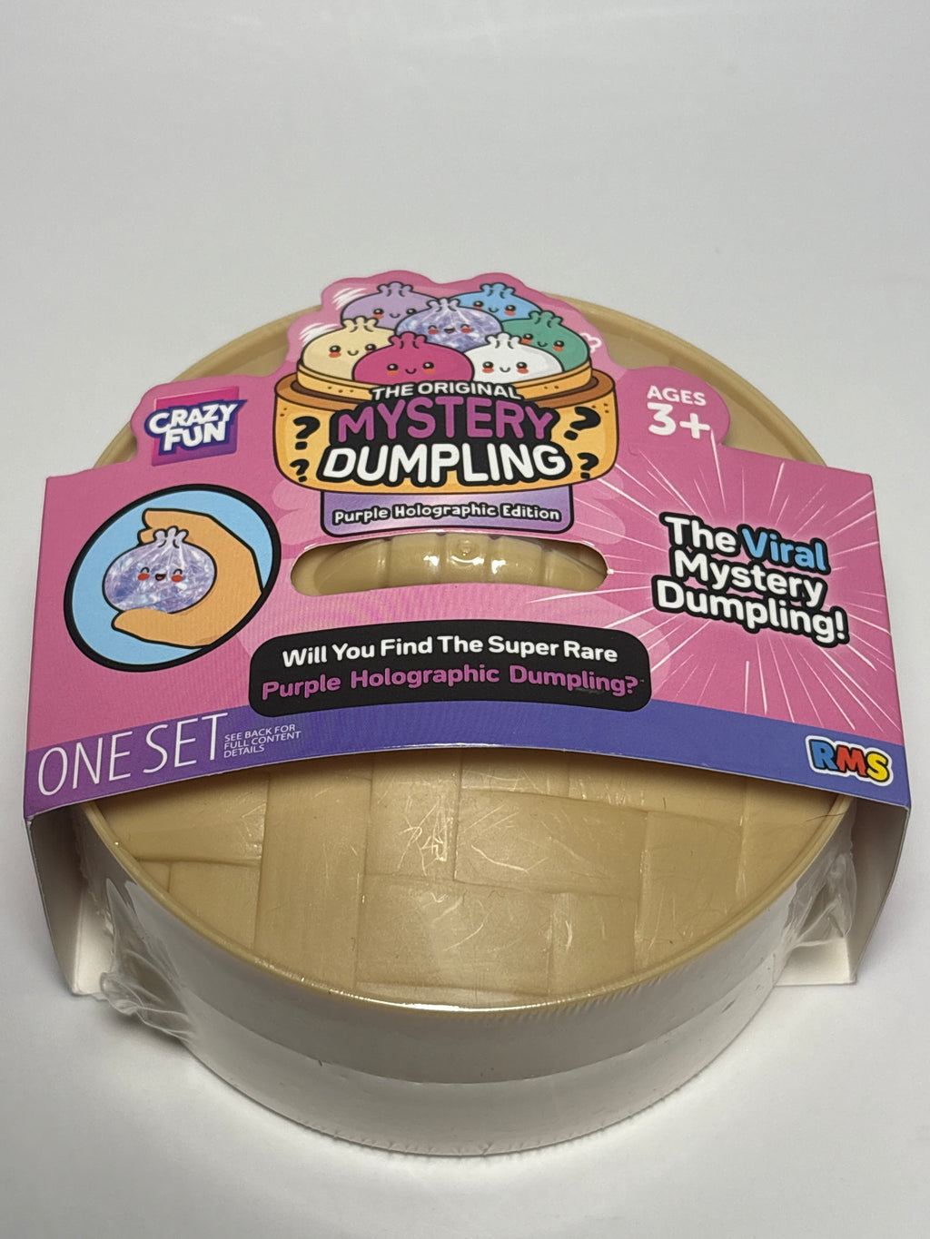 RMS Crazy Fun Mystery Dumpling Squishy – Surprise Sensory Toy (Choose Your Edition)
