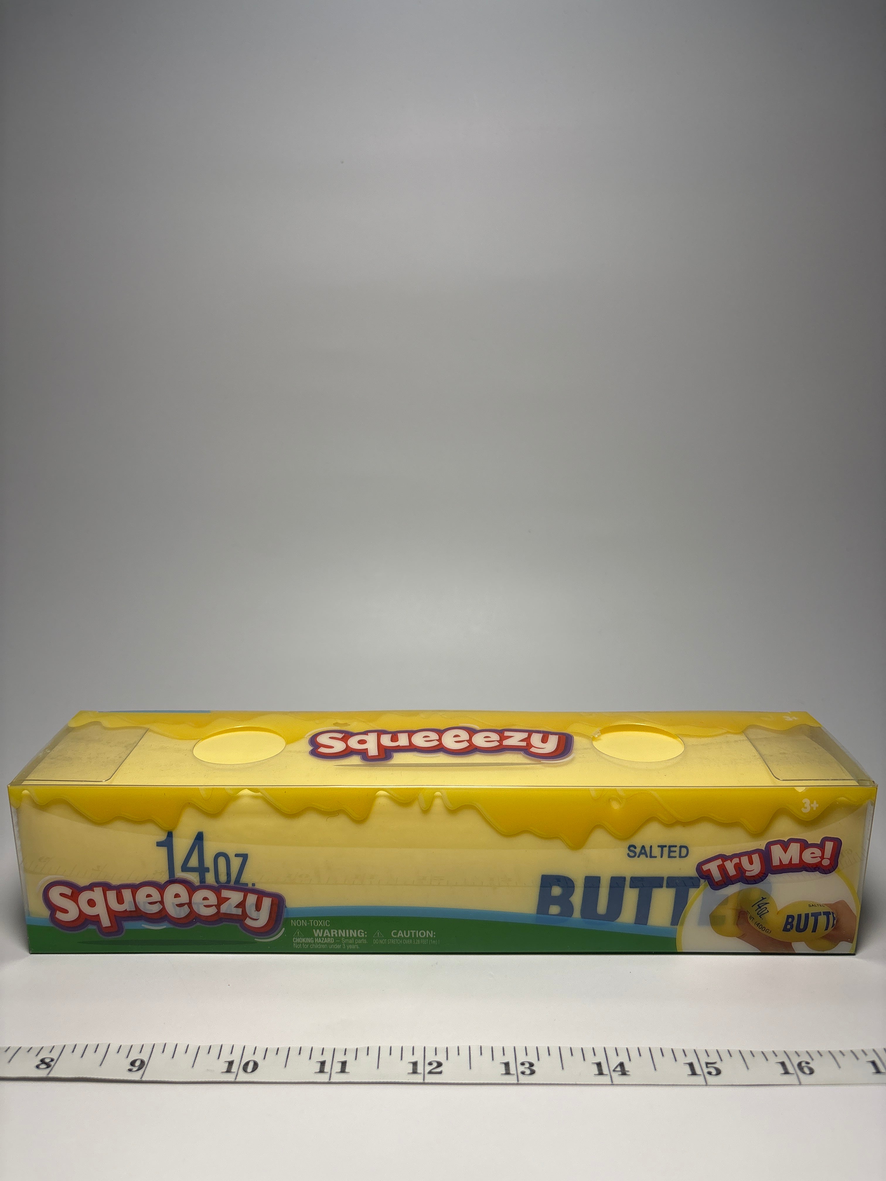 Sunny Days Squeezy Salted Butter Squishy Stress Toy | 14 oz Jumbo Sensory Fidget