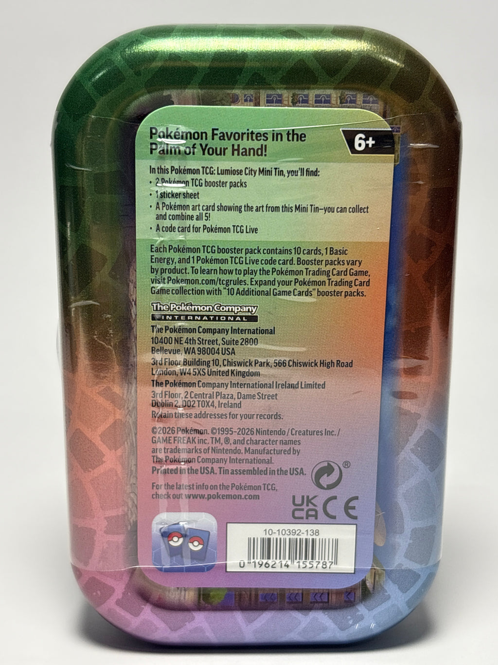 Pokémon TCG Journey Together Mini Tin – Includes 2 Booster Packs (Character Tin Random)