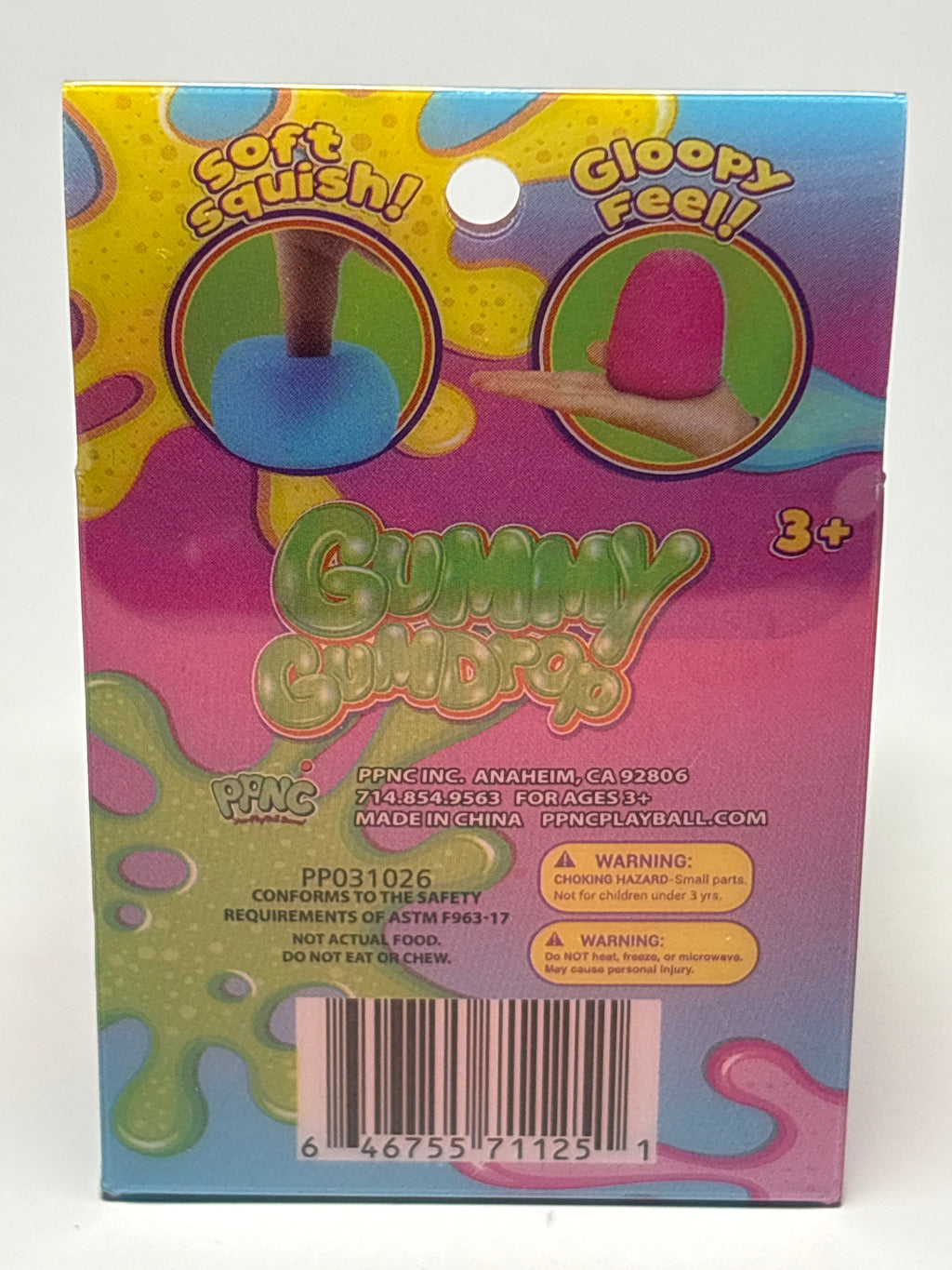 PPNC Gummy Gum Drop Squishy Toy