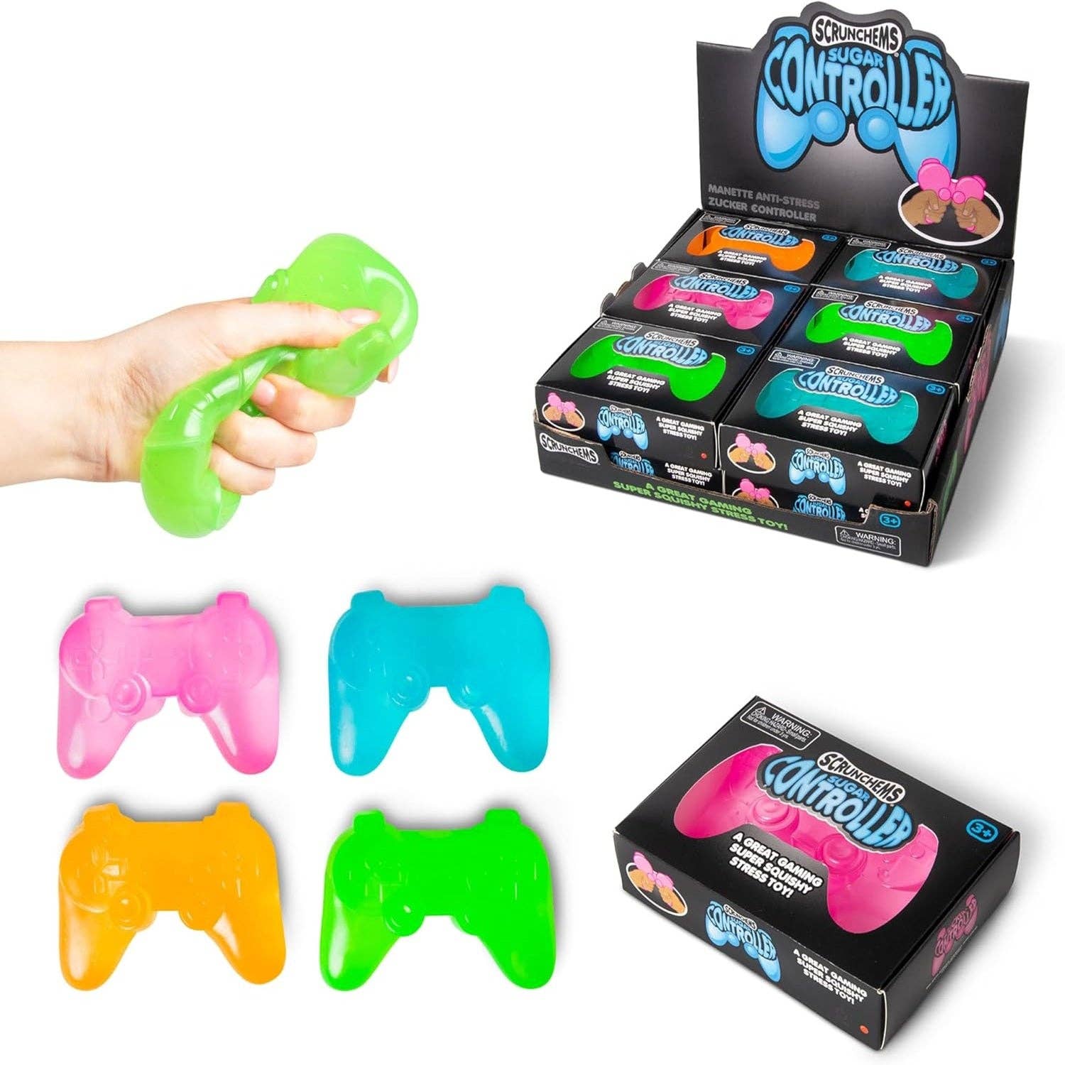 Scrunchems® Sugar Controller – Squishy Fidget Toy (Choose Your Color)