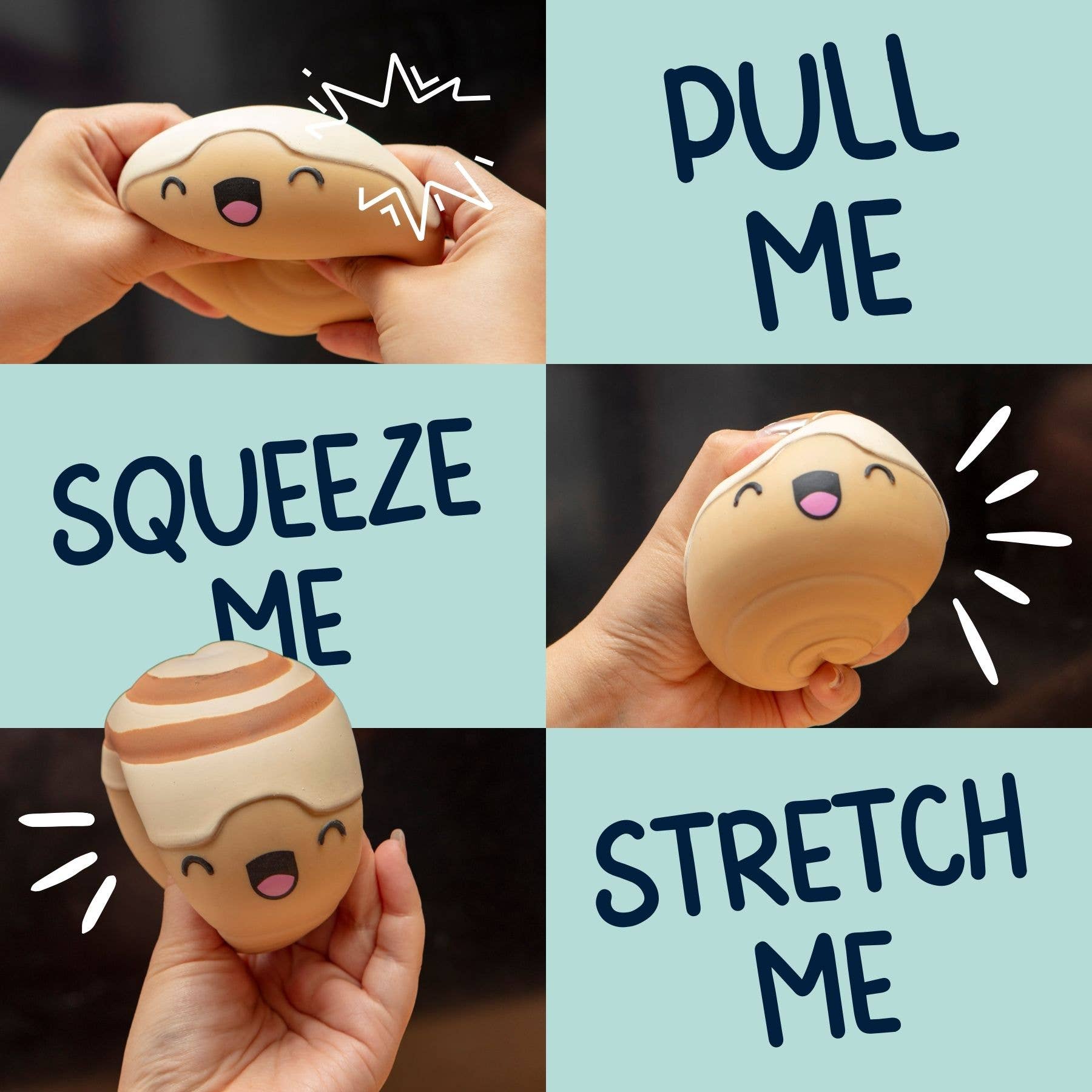 Nice Buns Cinnamon Scented Squishy Stress Toy