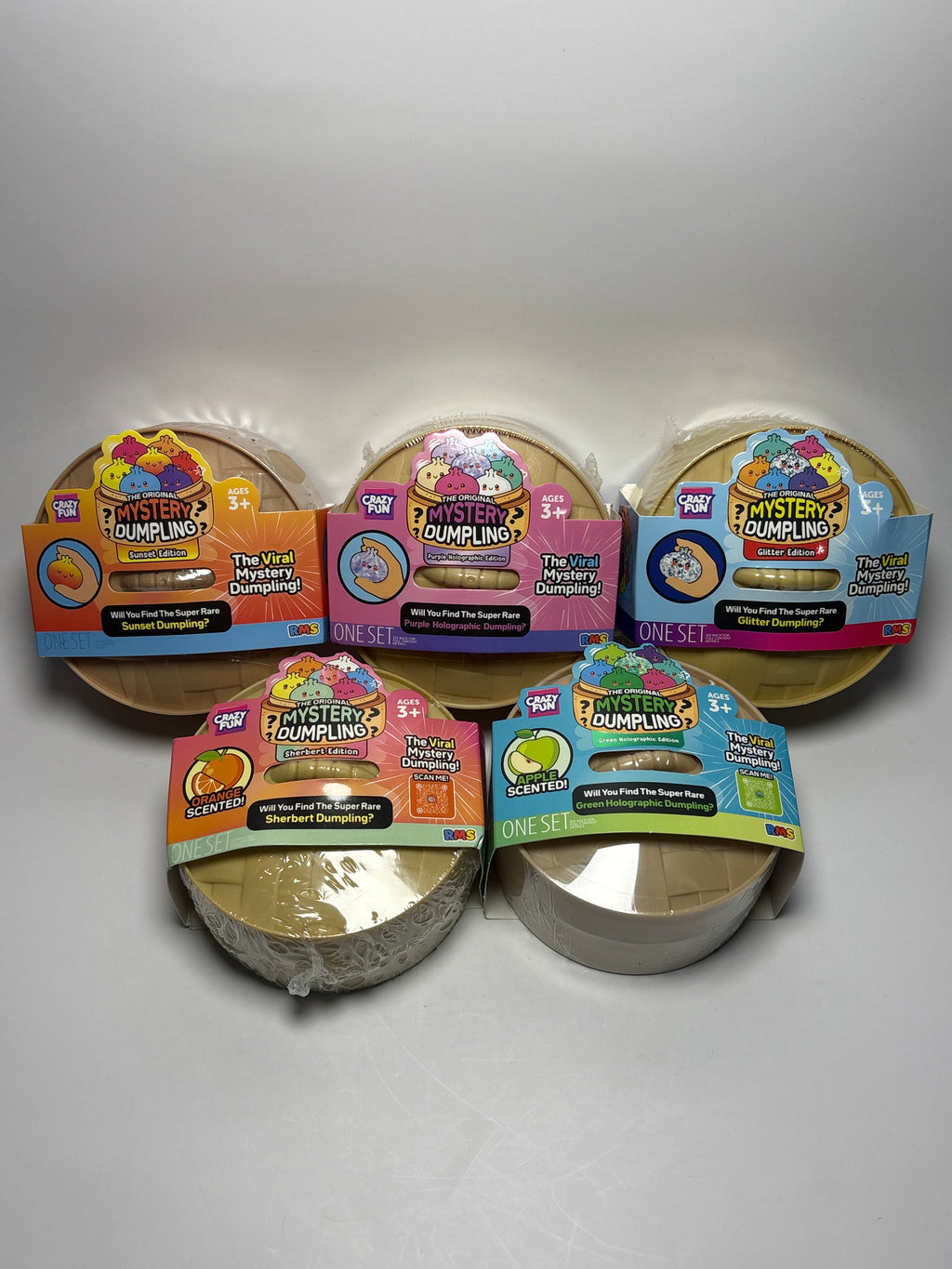 RMS Crazy Fun Mystery Dumpling Squishy – Surprise Sensory Toy (Choose Your Edition)