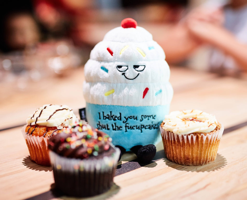 Sassy Cupcake Plushie - Novelty Adult Gag Gift