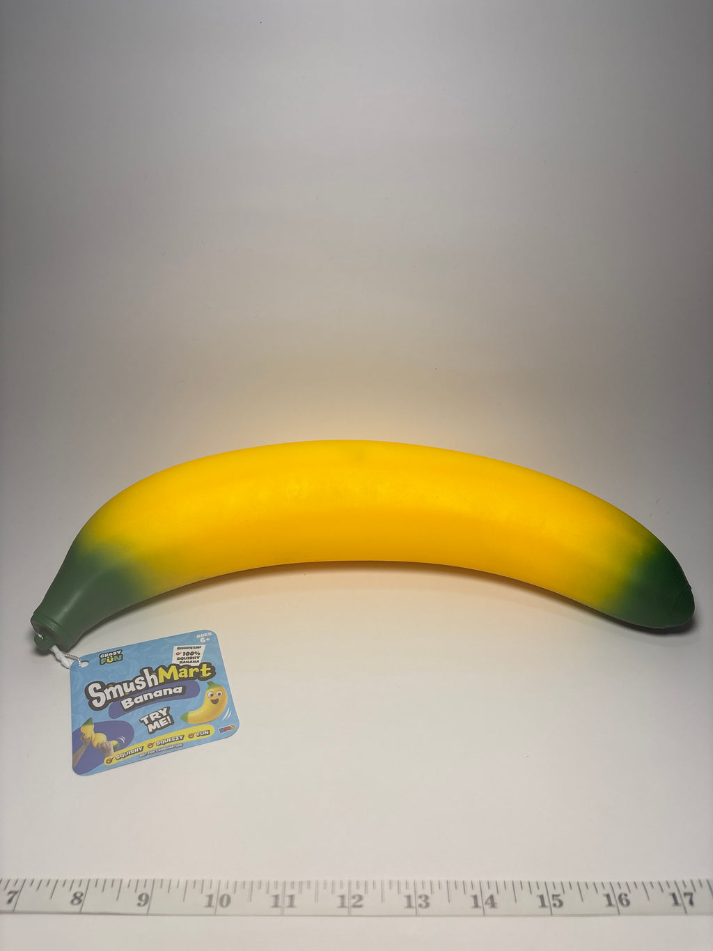 RMS SmushMart Banana Squishy Stress Toy | Crazy Fun Jumbo Sensory Fidget