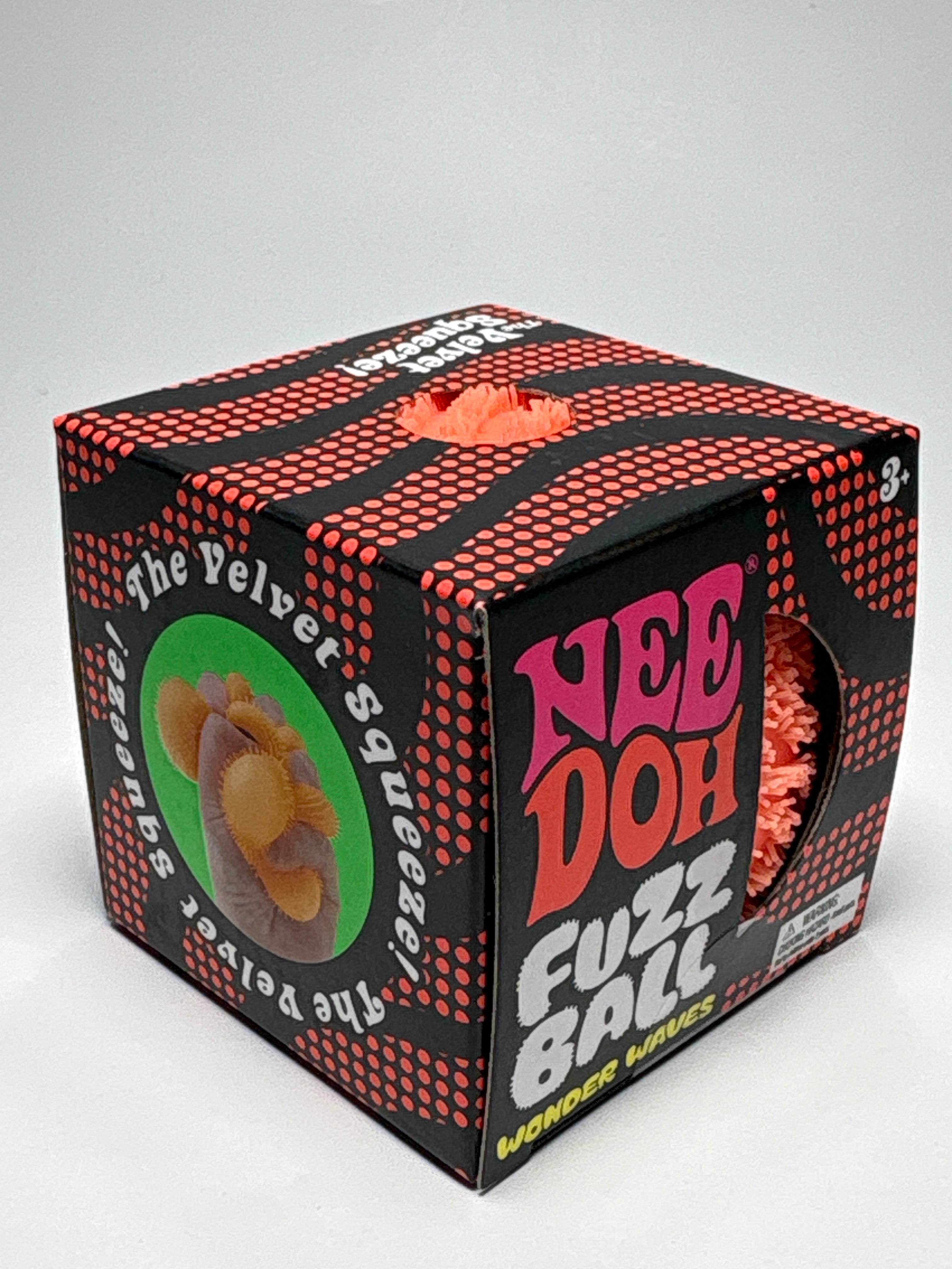 NeeDoh Fuzz Ball The Velvet Squeeze Sensory Stress Ball | Fidget Toy
