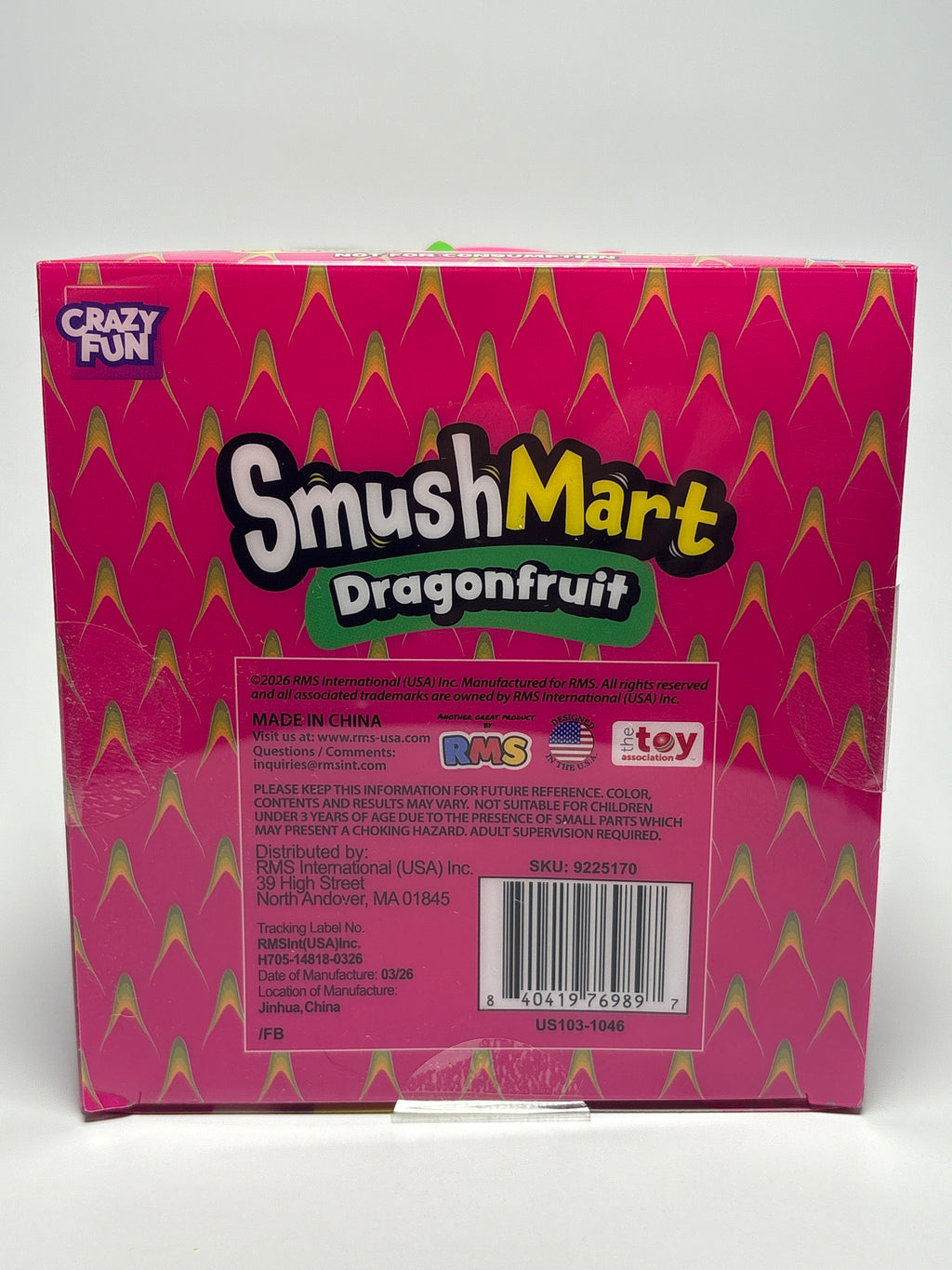 RMS Crazy Fun SmushMart Dragonfruit Squishy Sensory Toy