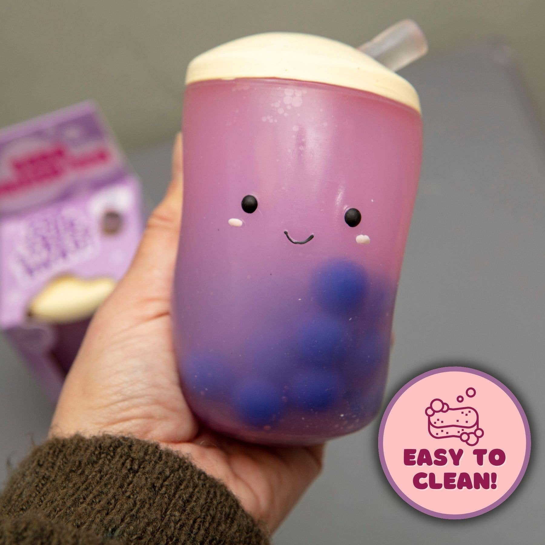 Boba Squish-Tea – Vanilla Scented Squishy Stress Toy - Boxer Gifts