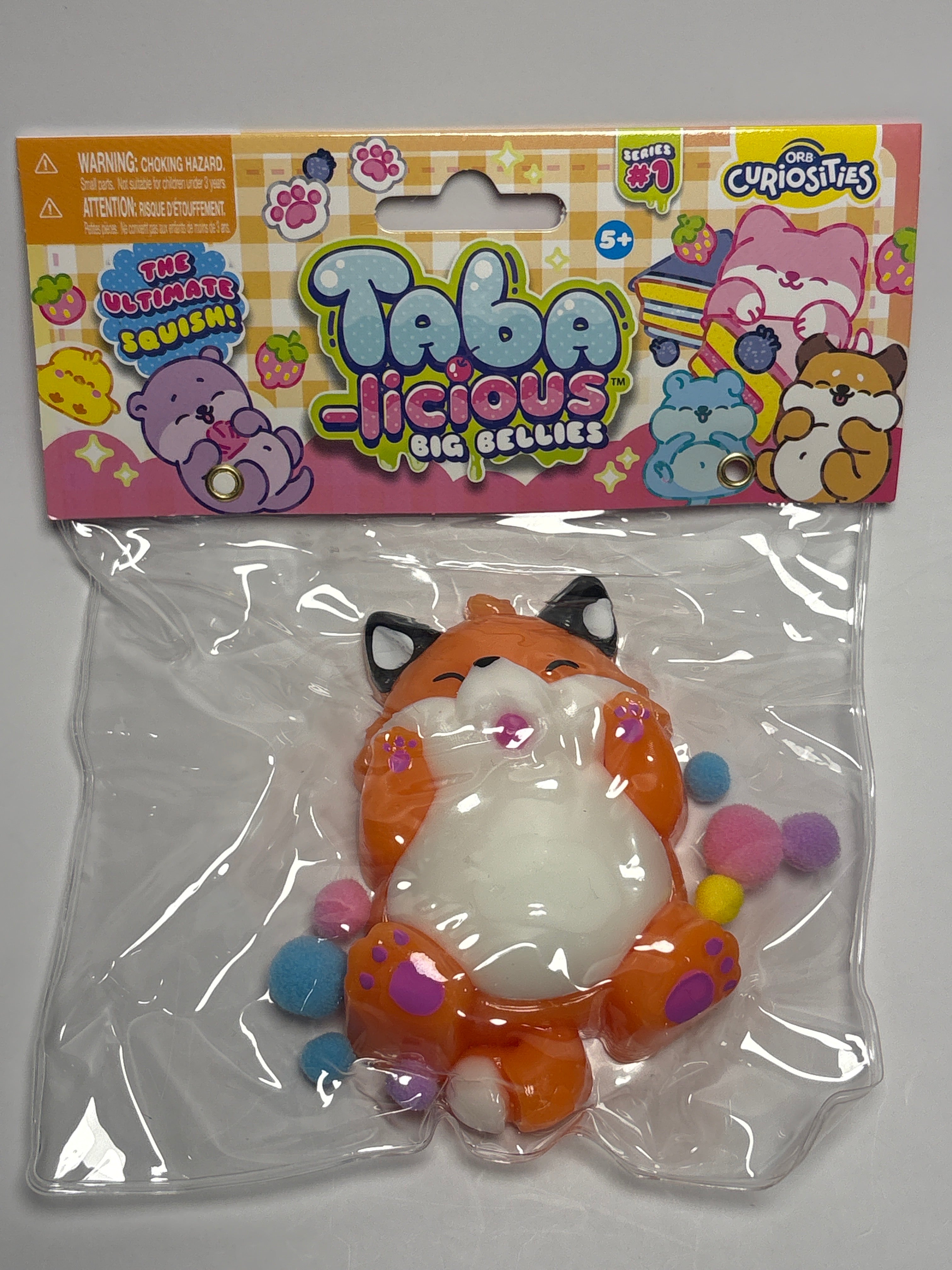 ORB Curiosities Taba-licious Big Bellies Squishy Toy – Assorted Characters