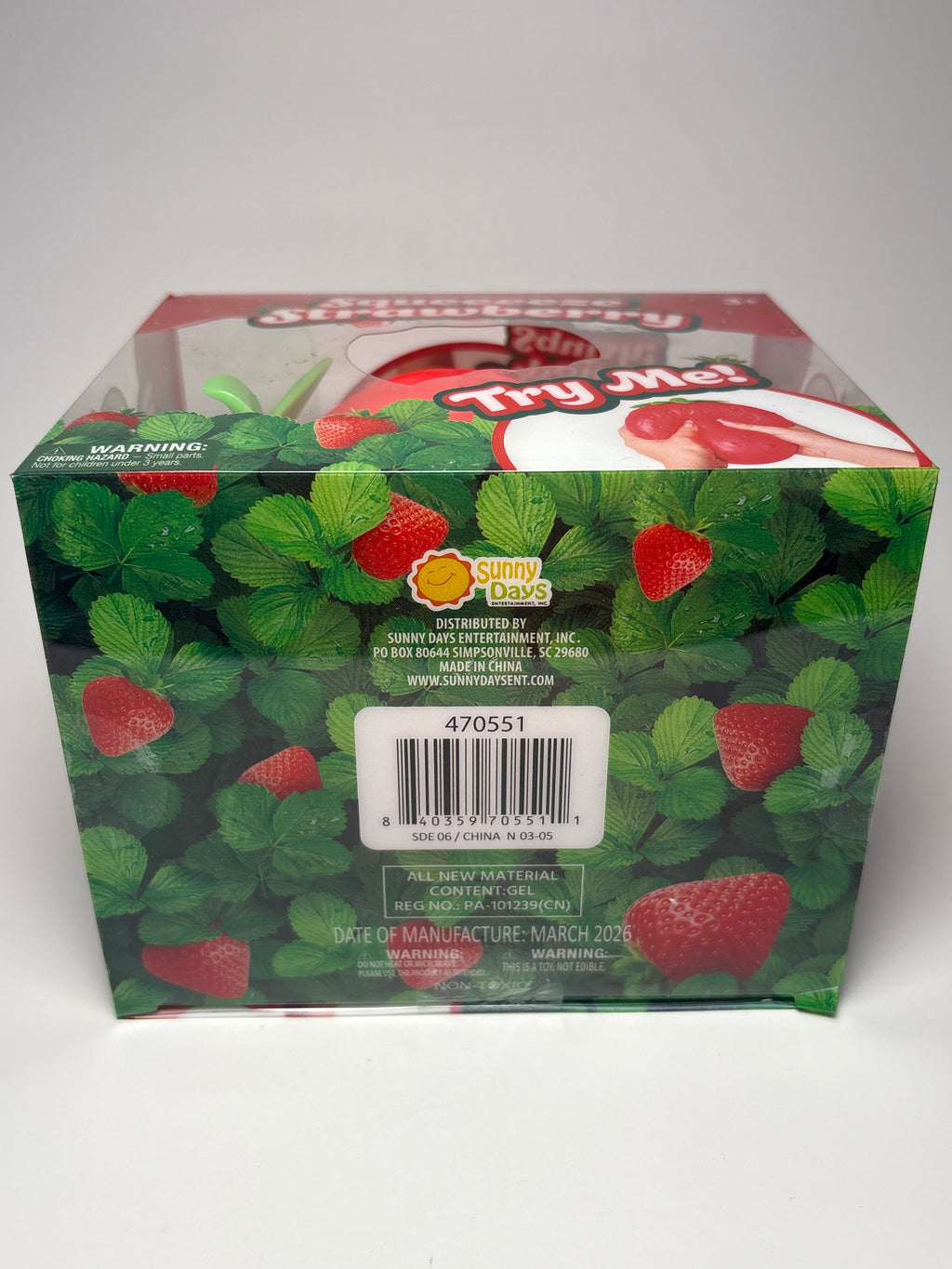 Sunny Days Squeeeze Strawberry
