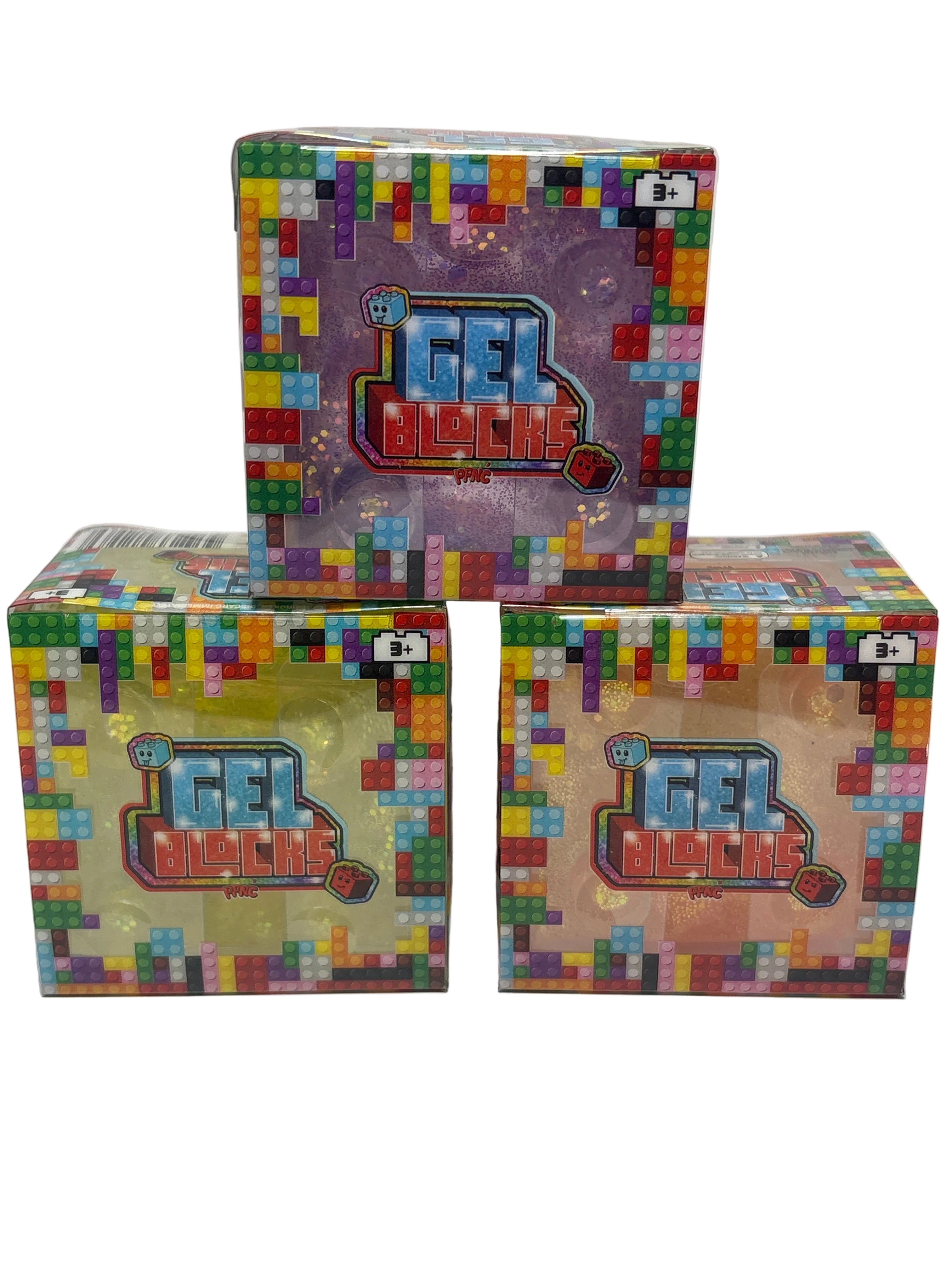 PPNC Gel Blocks Glitter Squishy Sensory Toy – Assorted Colors