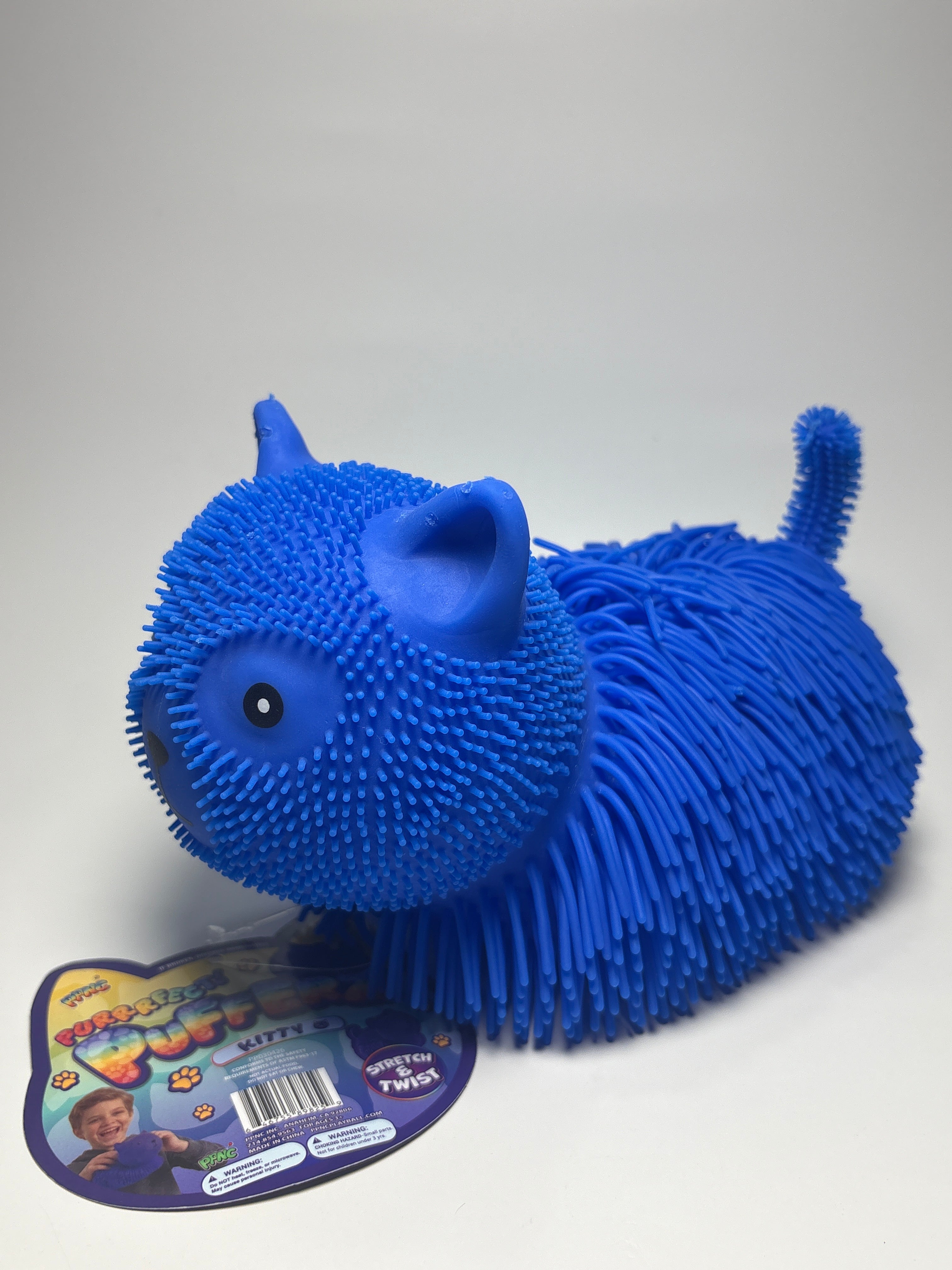 PPNC Purrfect Pufferz Kitty Squishy Sensory Fidget Toy | Stretch & Twist Cat