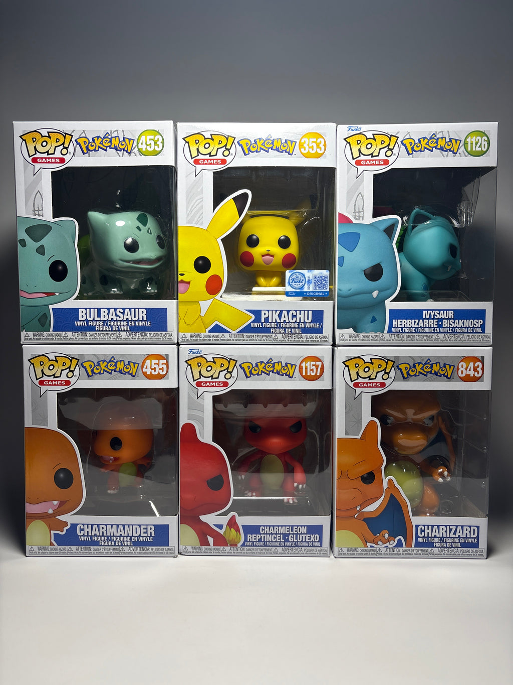 Funko Pop! Games Pokémon Vinyl Figure (Choose Your Character)