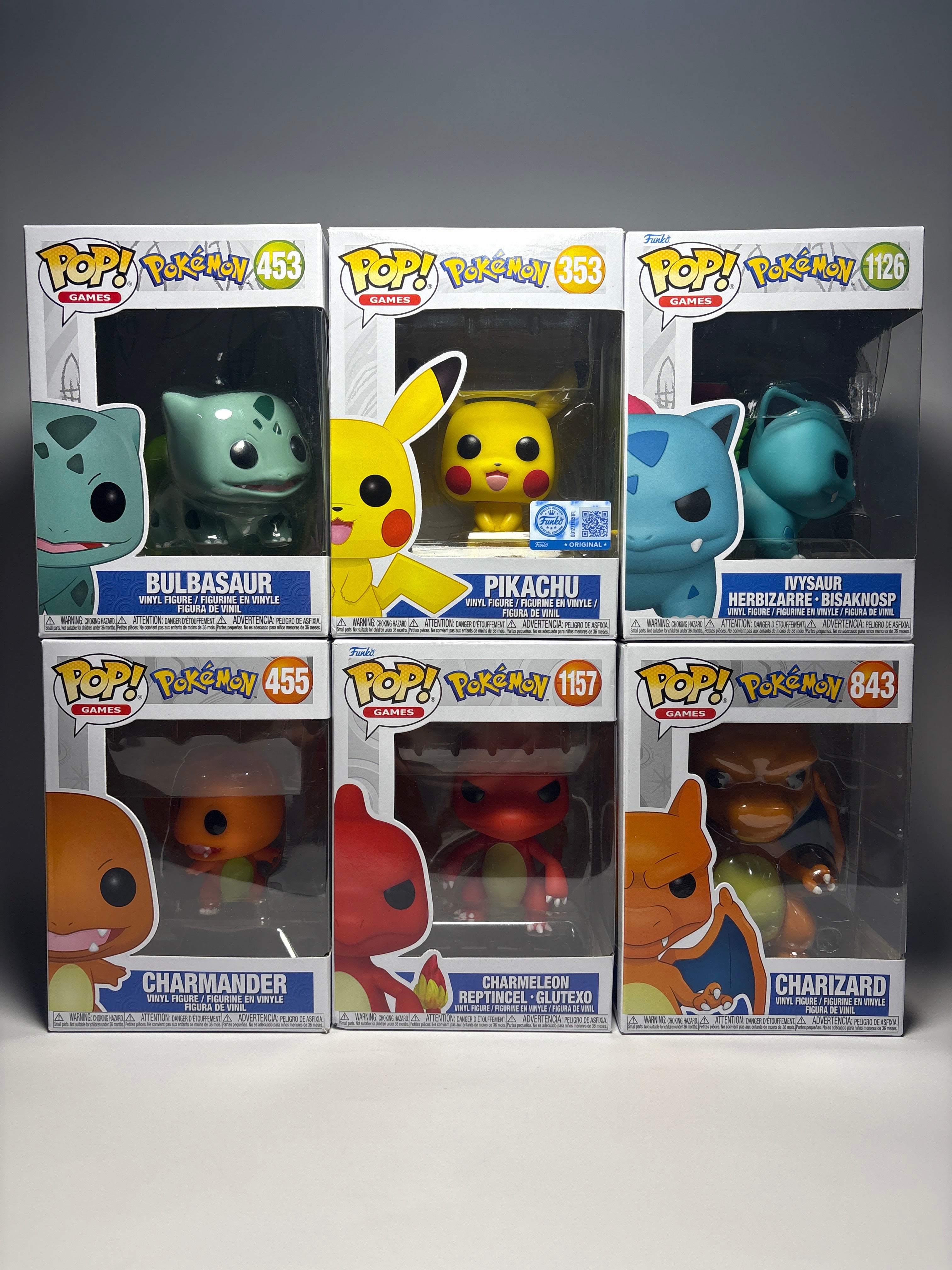 Funko Pop! Games Pokémon Vinyl Figure (Choose Your Character)
