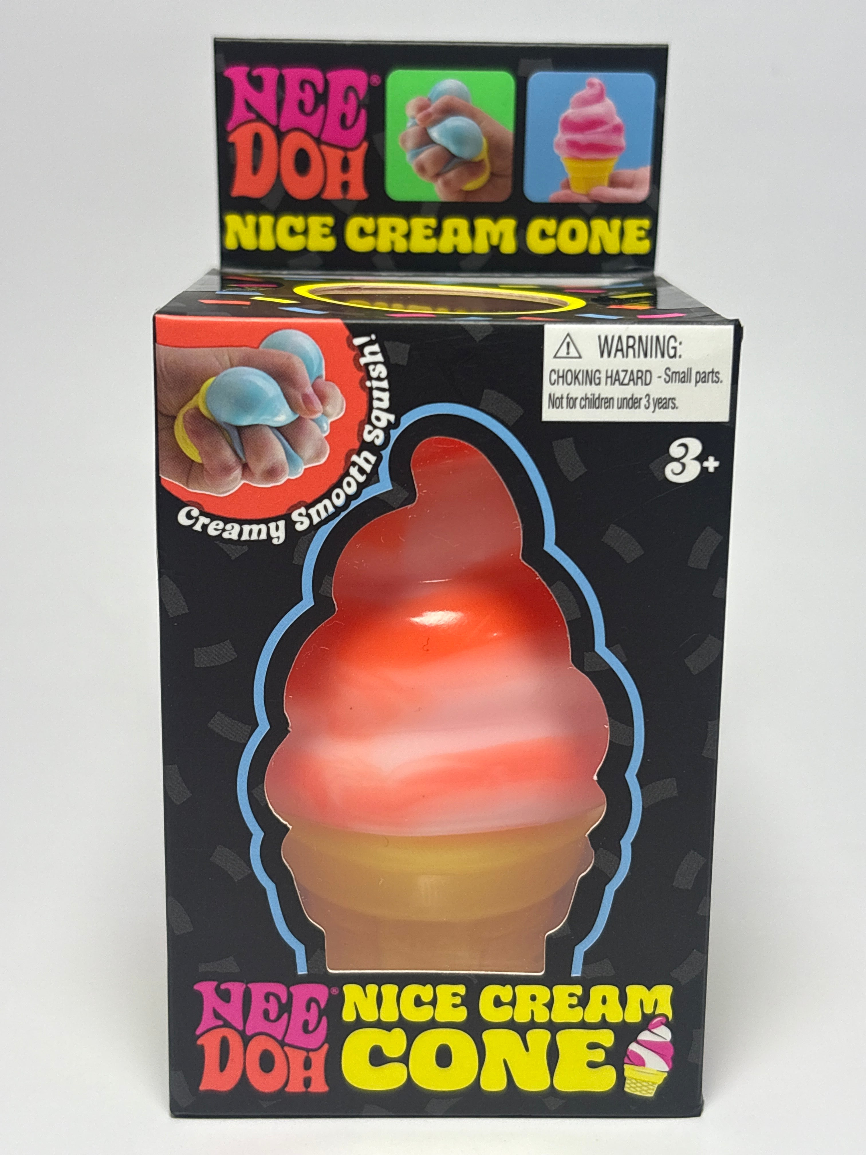 Schylling NeeDoh Nice Cream Cone Squishy Fidget Toy | Color Variants