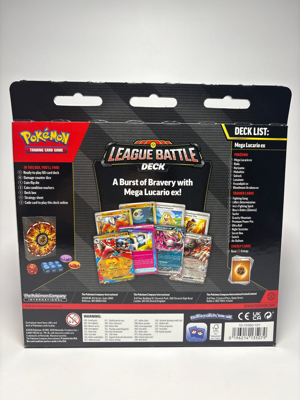 Pokémon TCG Mega Lucario ex League Battle Deck – Ready-to-Play 60-Card Deck