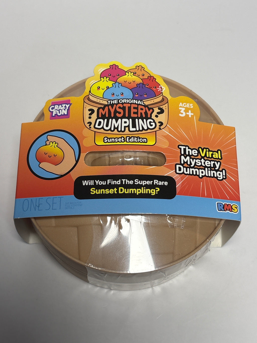 RMS Crazy Fun Mystery Dumpling Squishy – Surprise Sensory Toy (Choose Your Edition)