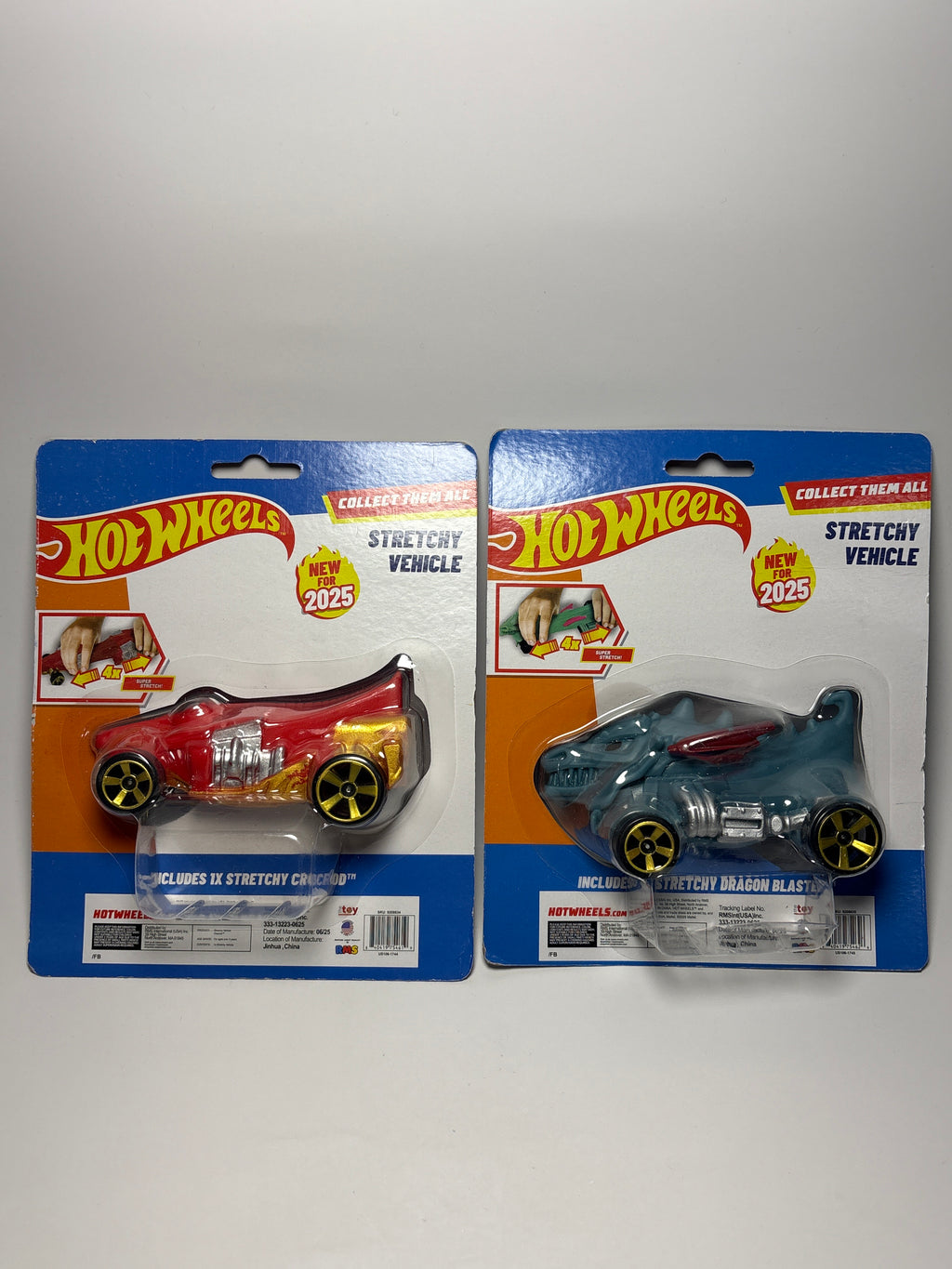 Hot Wheels Stretchy Vehicle – Choose Your Style | New for 2025 | New & Sealed