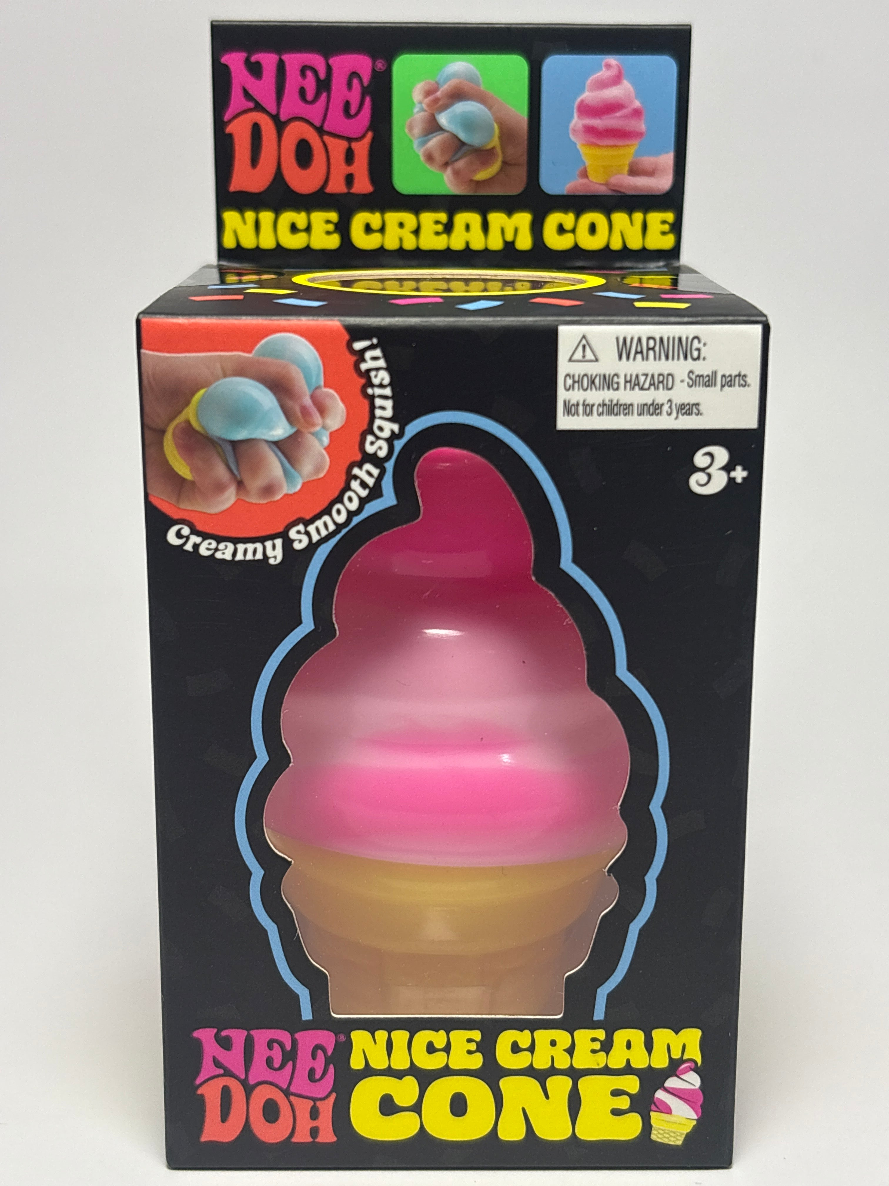 Schylling NeeDoh Nice Cream Cone Squishy Fidget Toy | Color Variants