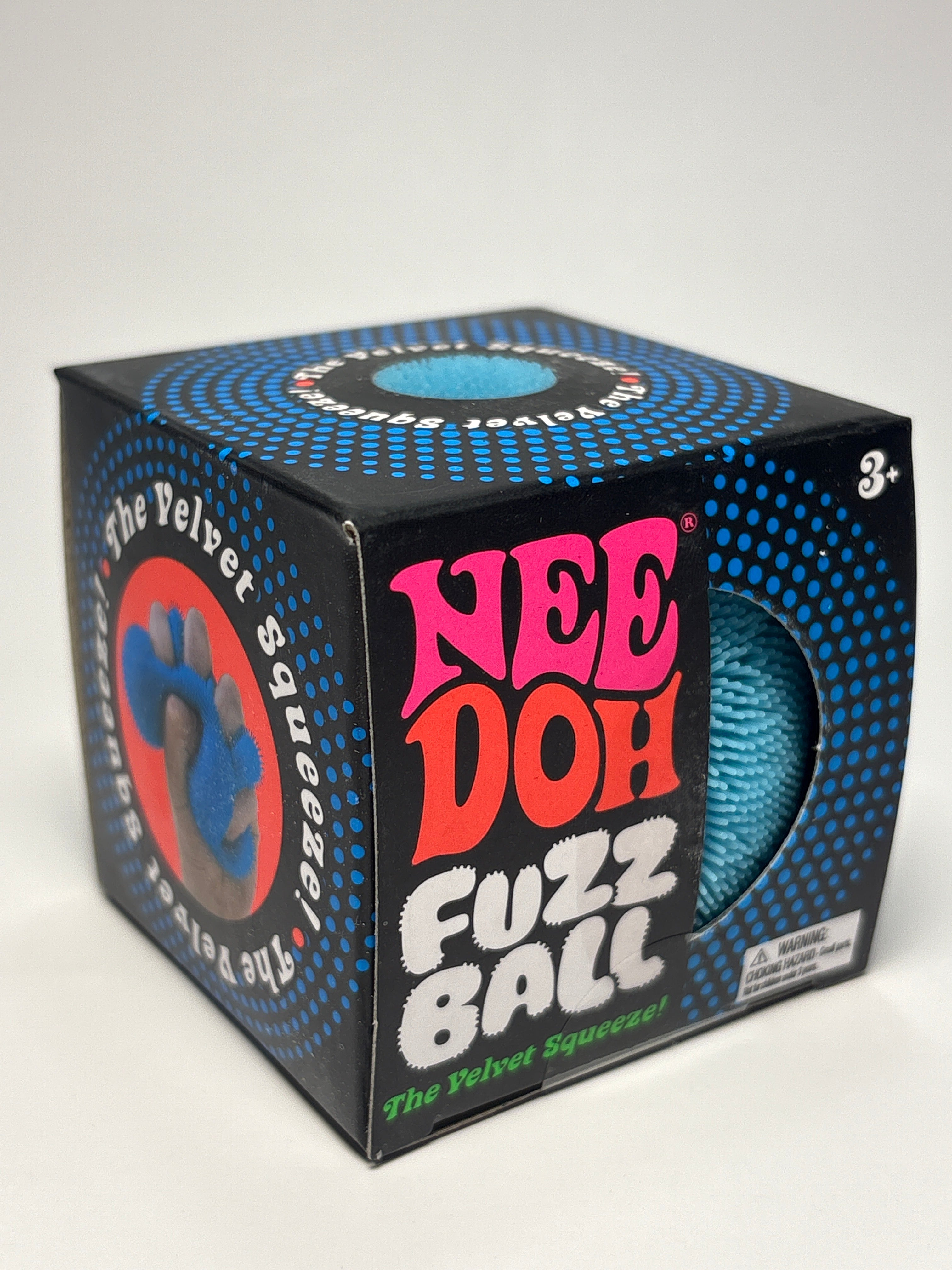 NeeDoh Fuzz Ball The Velvet Squeeze Sensory Stress Ball | Fidget Toy