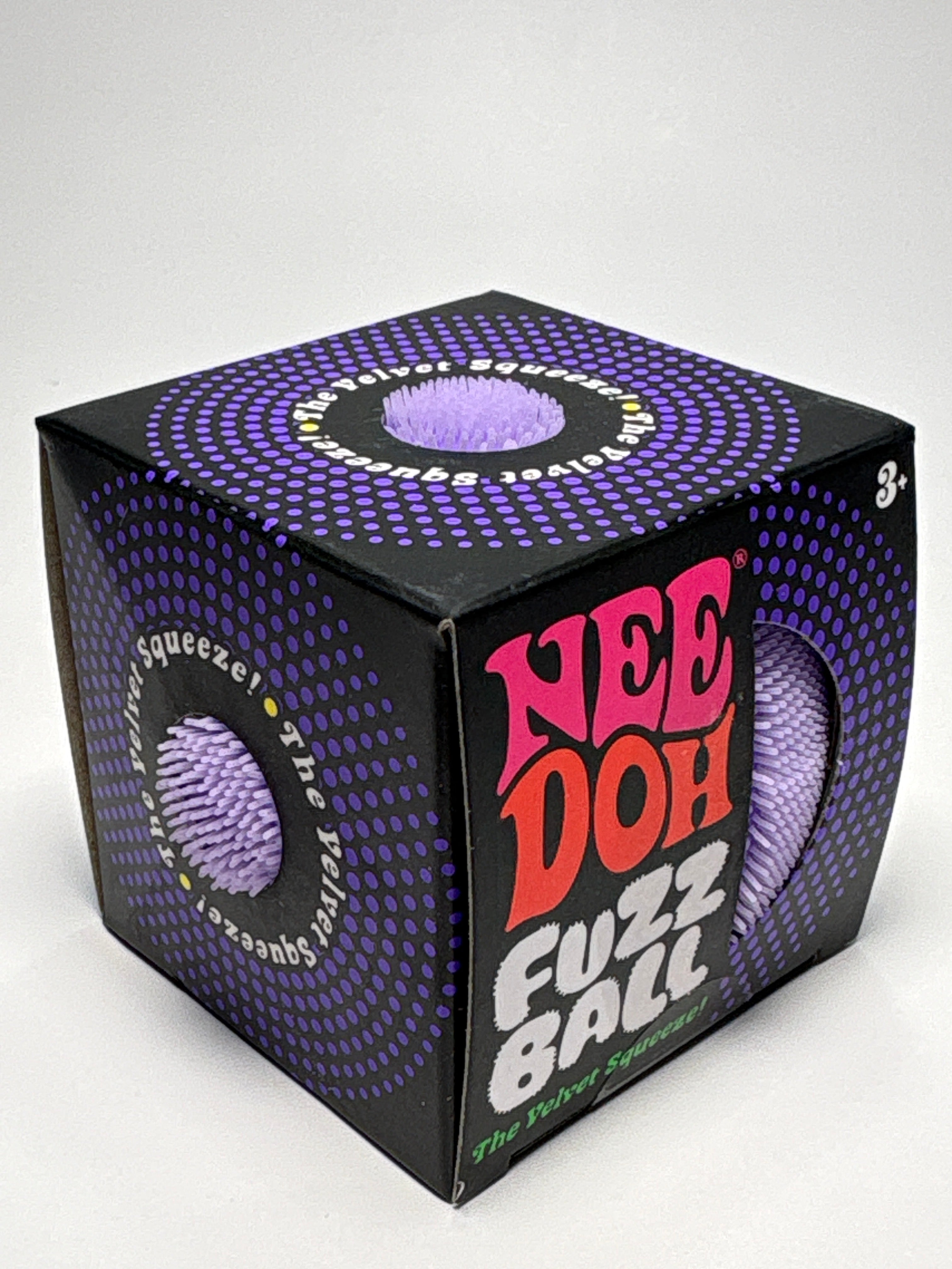 NeeDoh Fuzz Ball The Velvet Squeeze Sensory Stress Ball | Fidget Toy