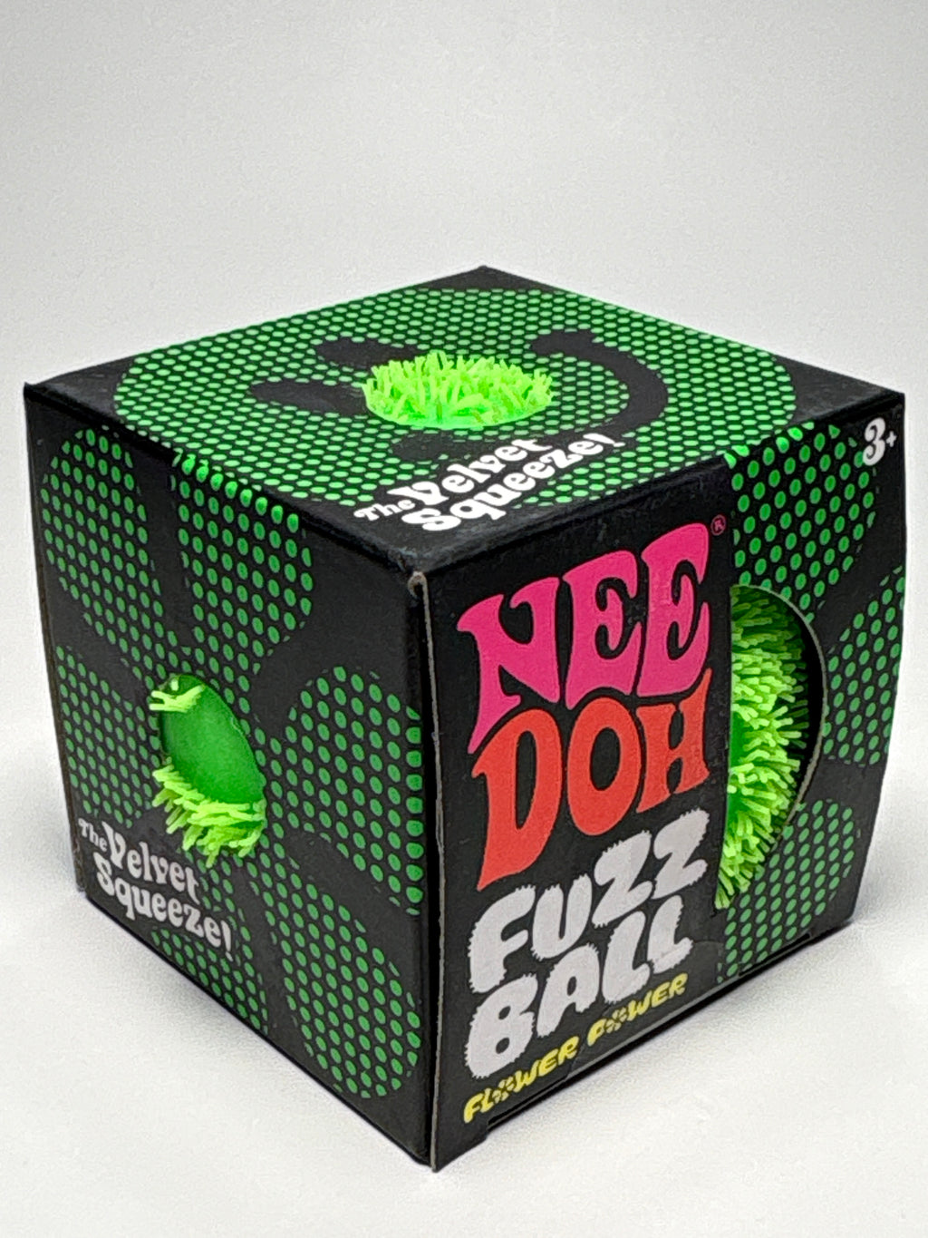 NeeDoh Fuzz Ball The Velvet Squeeze Sensory Stress Ball | Fidget Toy