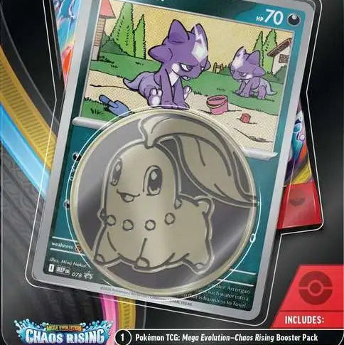 Pokemon Mega Evolution Chaos Rising Toxel Checklane  BLISTER Pack [1 Booster Pack & Foil Promo Card]