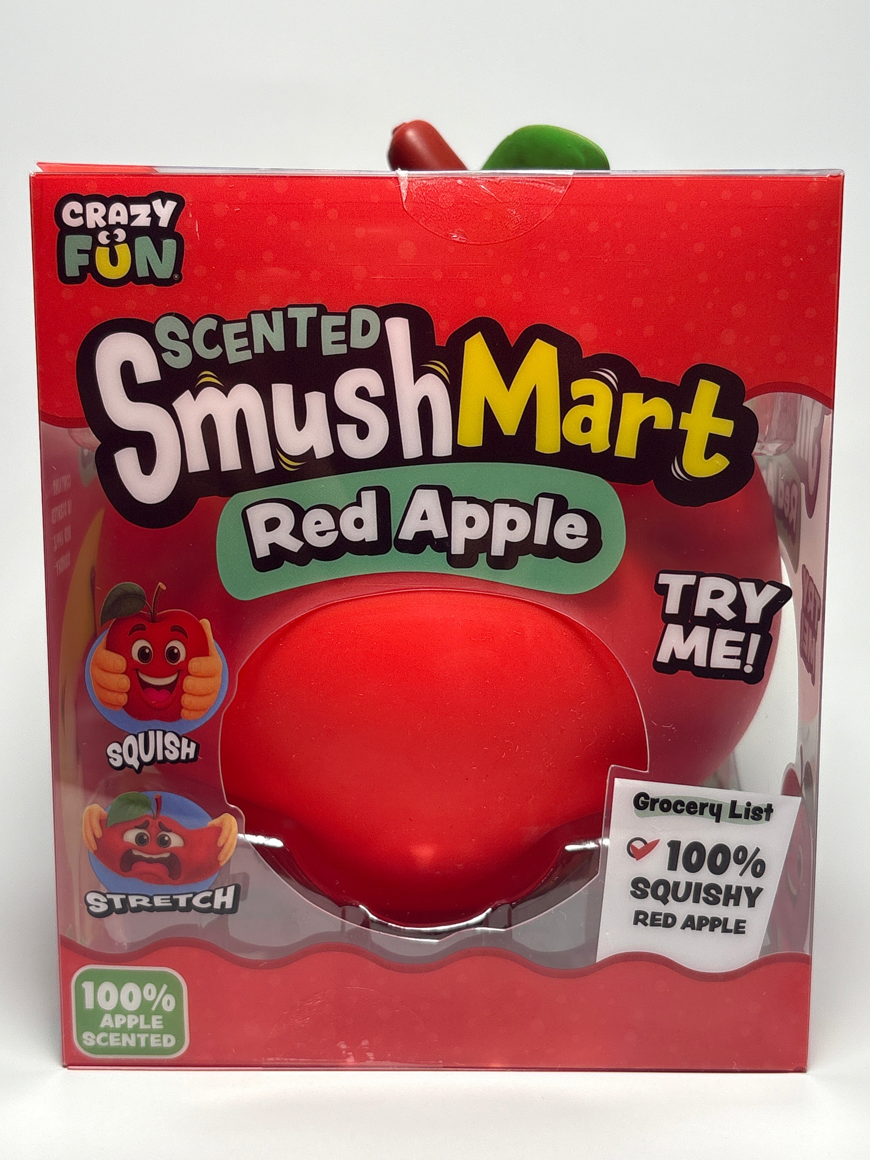 RMS Crazy Fun Scented SmushMart Red Apple Squishy Sensory Toy