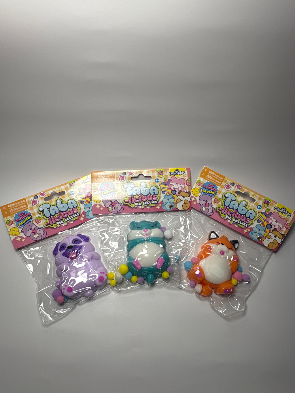 ORB Curiosities Taba-licious Big Bellies Squishy Toy – Assorted Characters