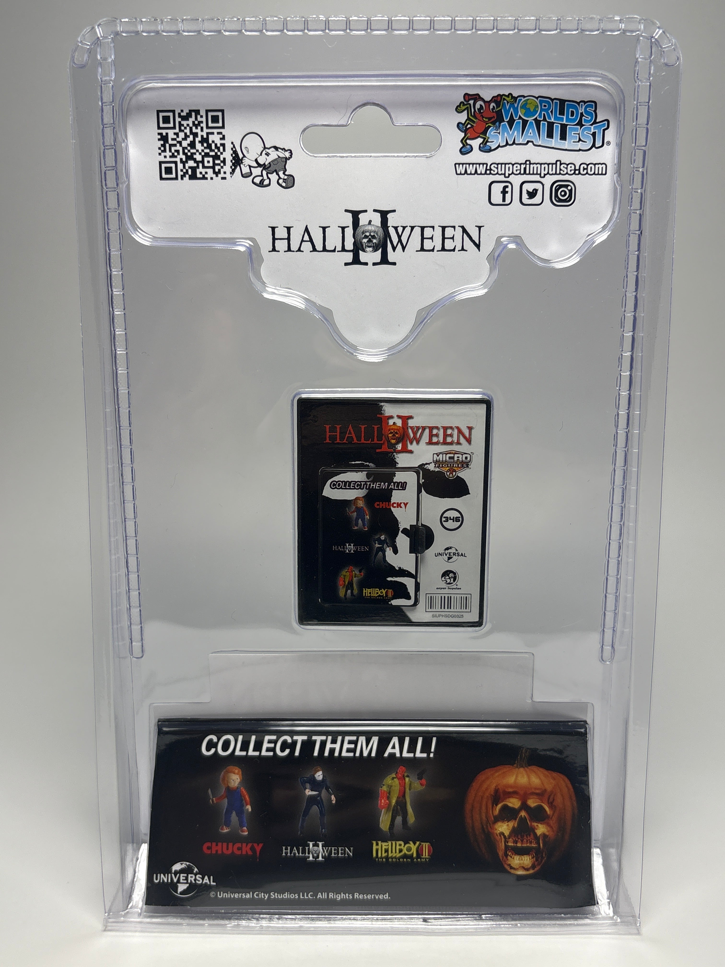 World’s Smallest Micro Figures Halloween II Michael Myers Figure | Mini Collectible Display
