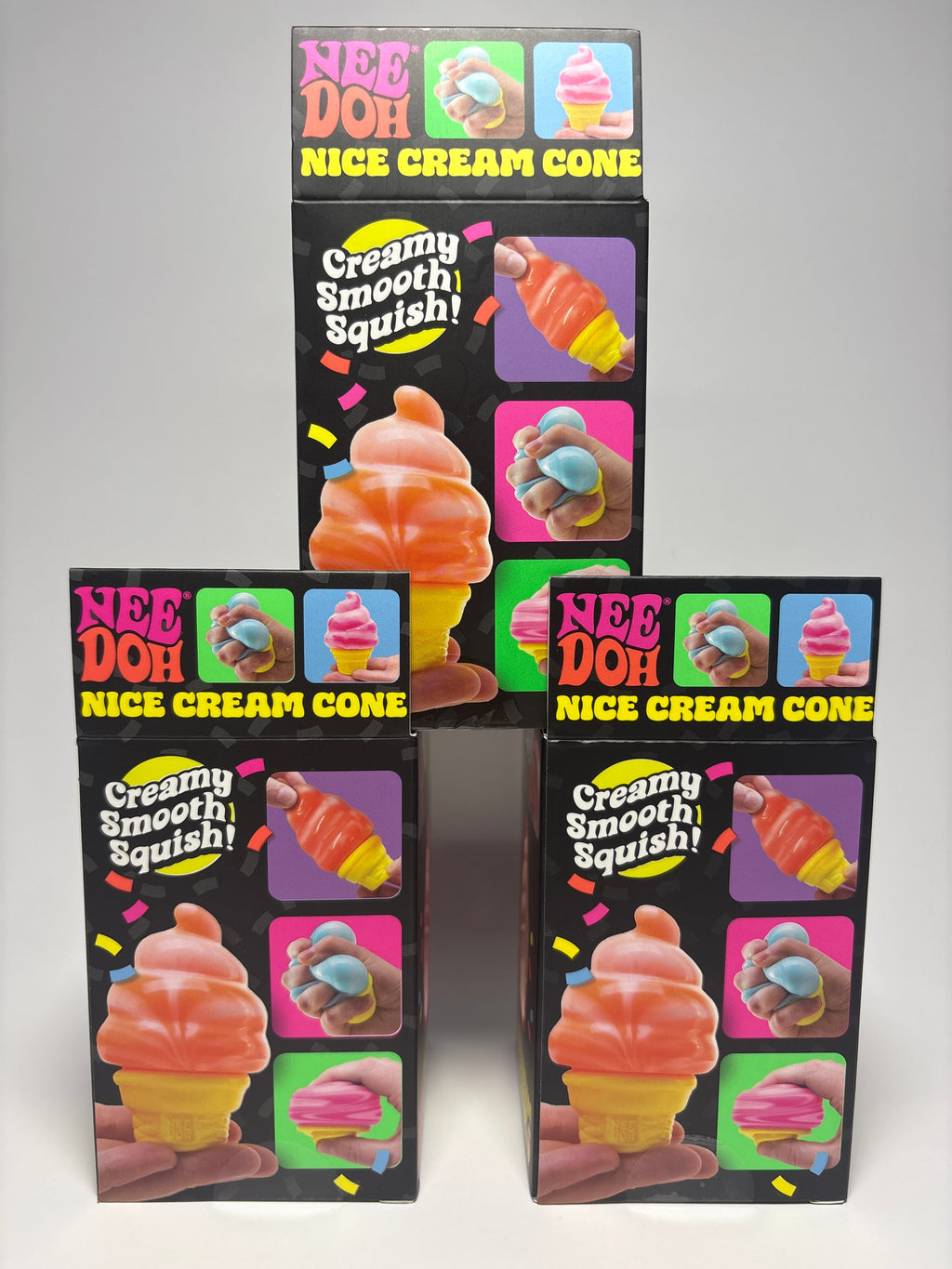 Schylling NeeDoh Nice Cream Cone Squishy Fidget Toy | Color Variants