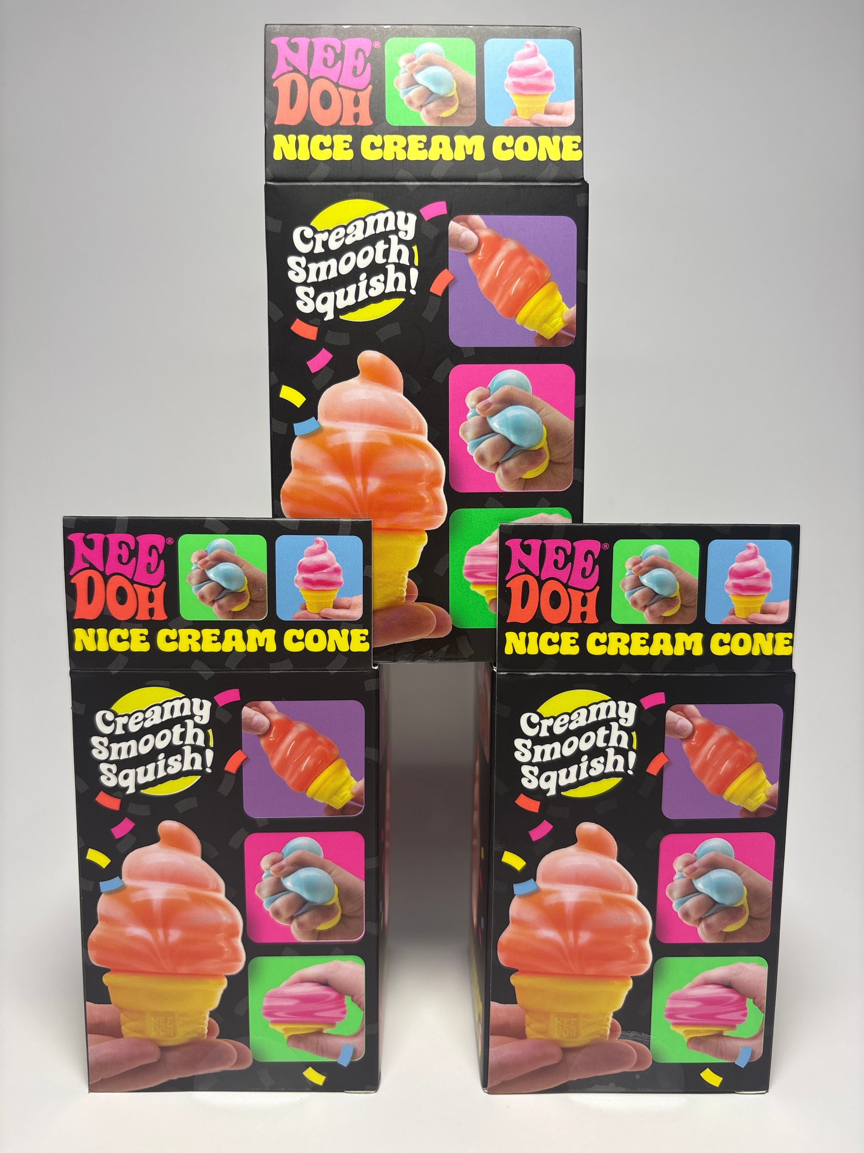 Schylling NeeDoh Nice Cream Cone Squishy Fidget Toy | Color Variants