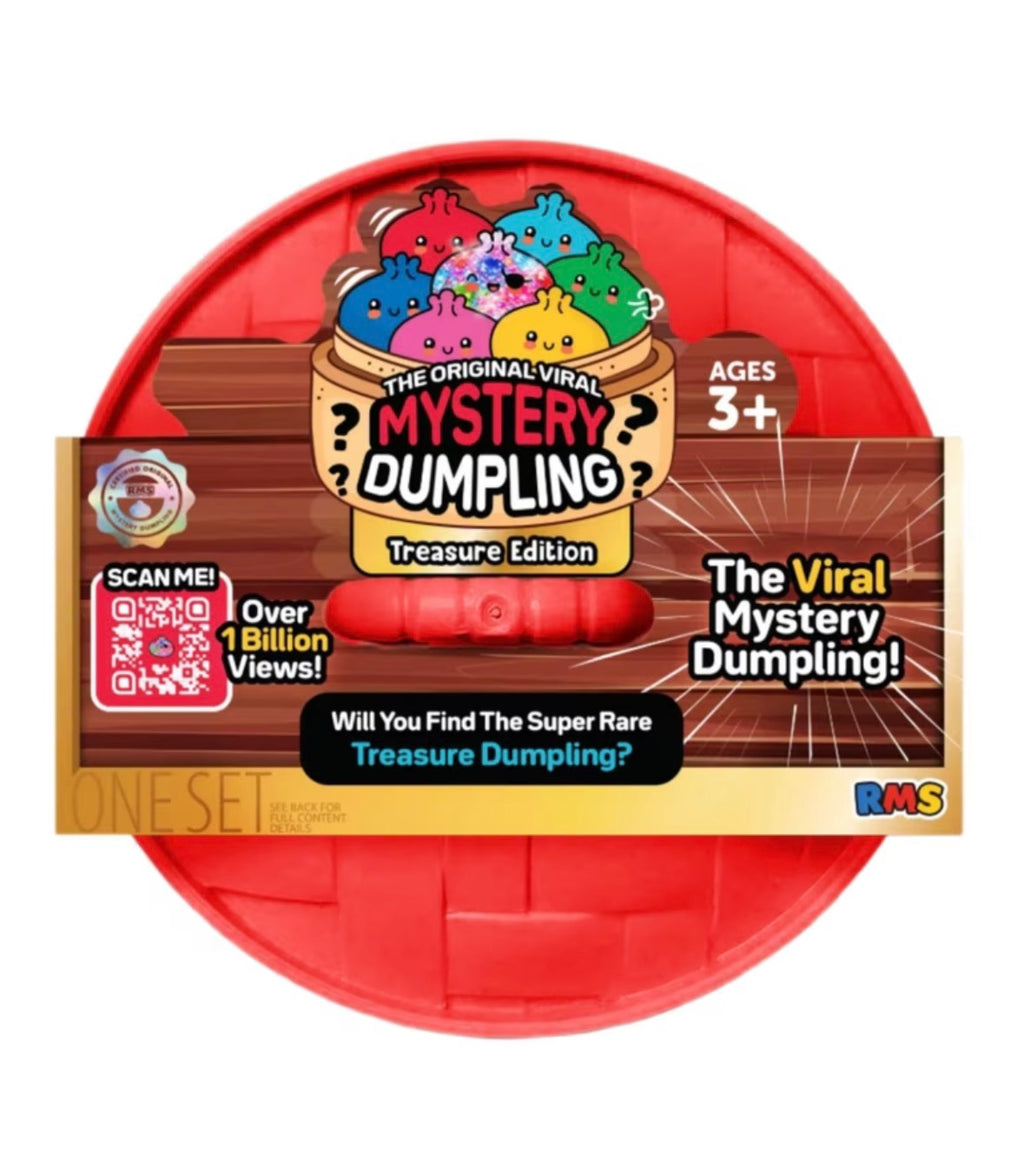 RMS Crazy Fun Mystery Dumpling Squishy – Surprise Sensory Toy (Choose Your Edition)