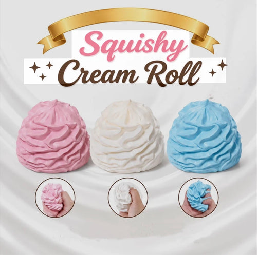 Cream Roll Vaseline Squishy – Super Soft Slow-Rebound Sensory Toy