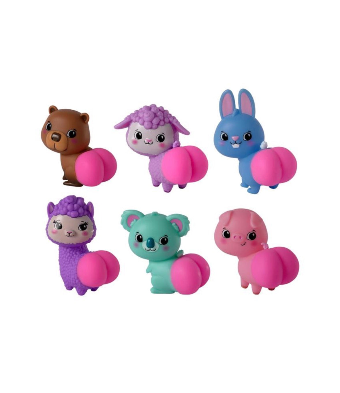 Squishy Tushy Toys Blind Box Figure – 3” Surprise Collectible by License 2 Play