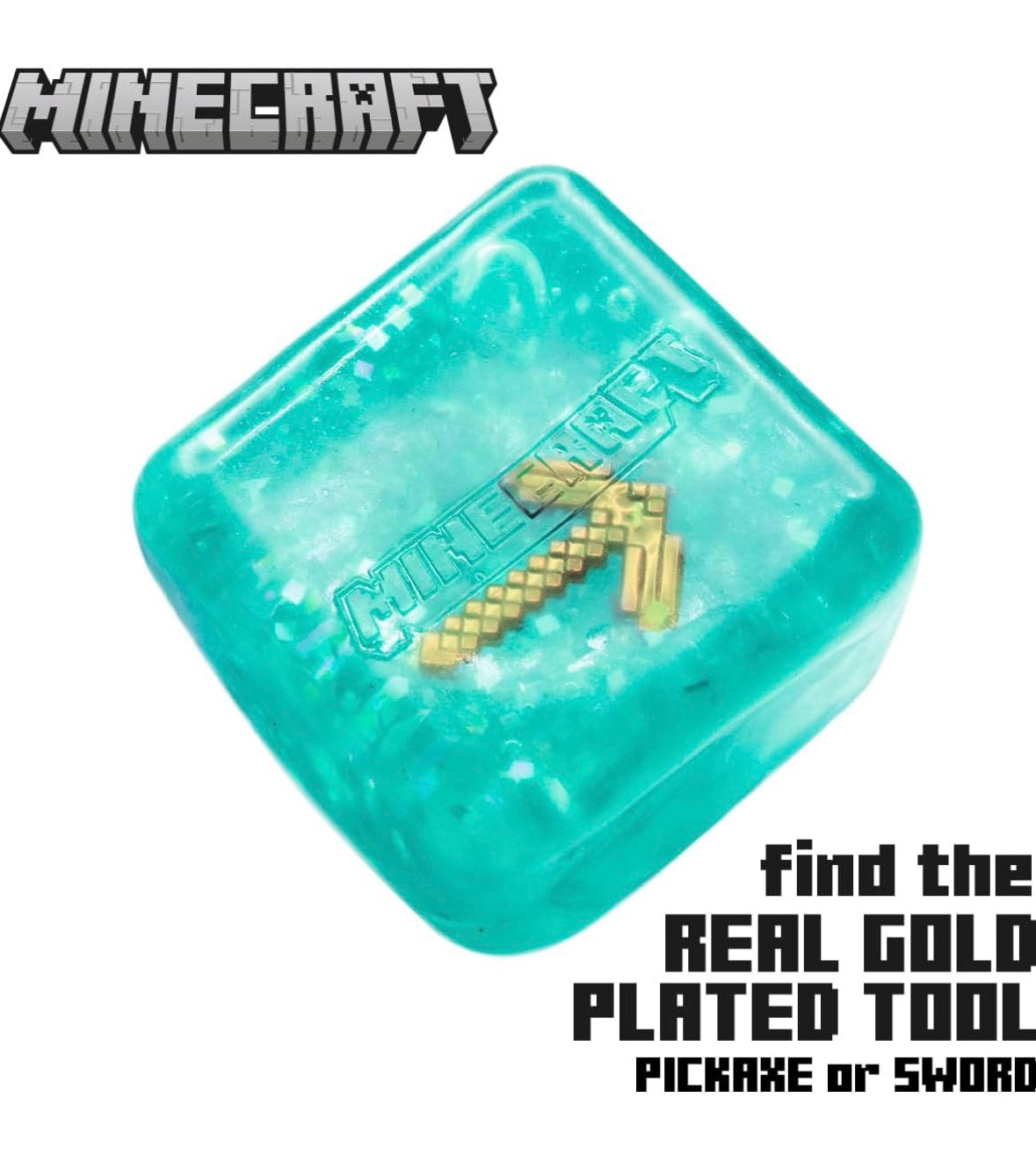Minecraft Jelly Cubes – Squishy Collectible Sensory Toy (Choose Your Color)