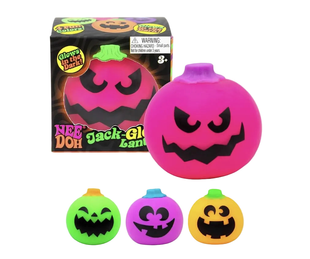 NeeDoh – Jack-Glow Lantern Glow-in-the-Dark Squishy (Schylling)