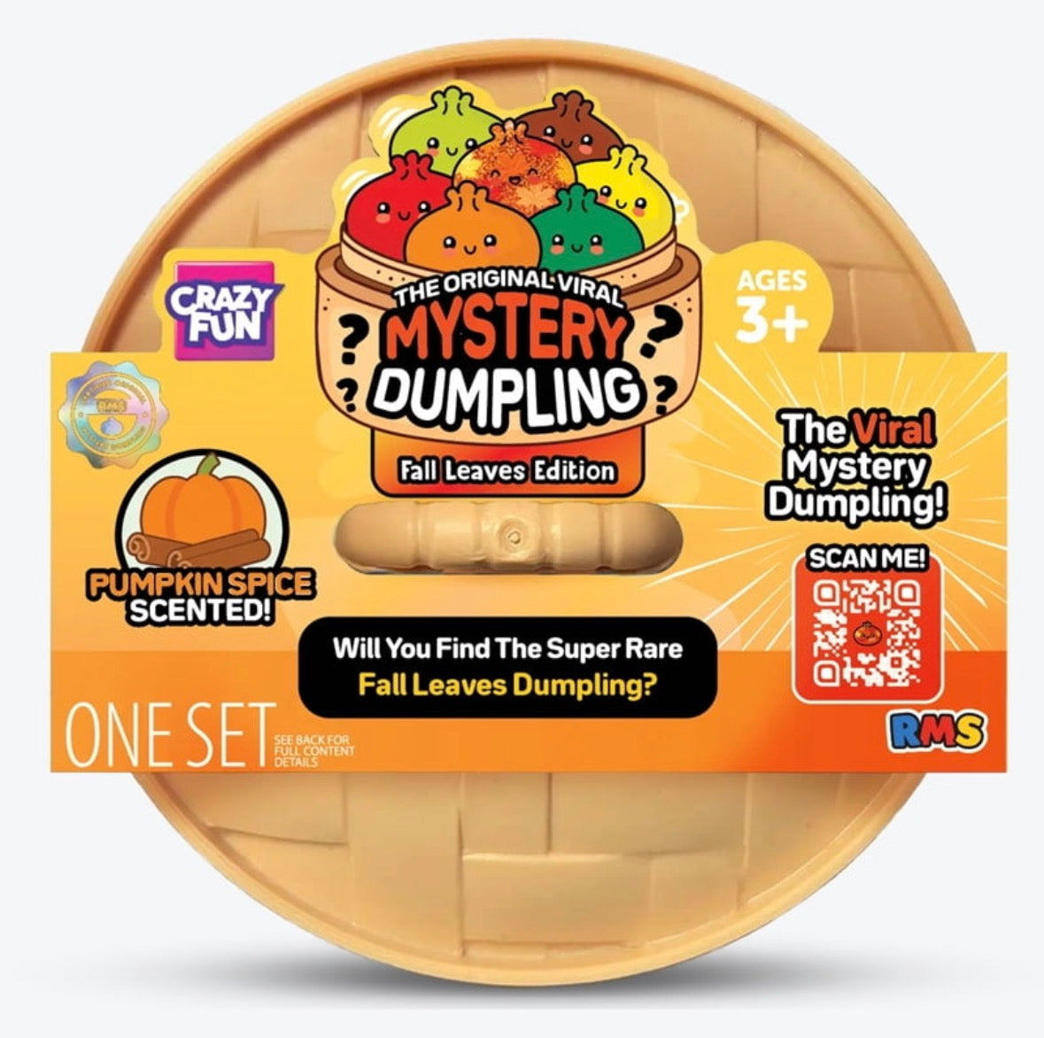 RMS Crazy Fun Mystery Dumpling Squishy – Surprise Sensory Toy (Choose Your Edition)