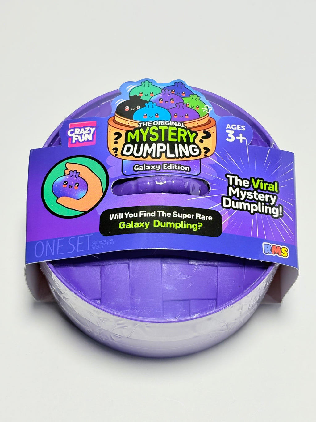 RMS Crazy Fun Mystery Dumpling Squishy – Surprise Sensory Toy (Choose Your Edition)