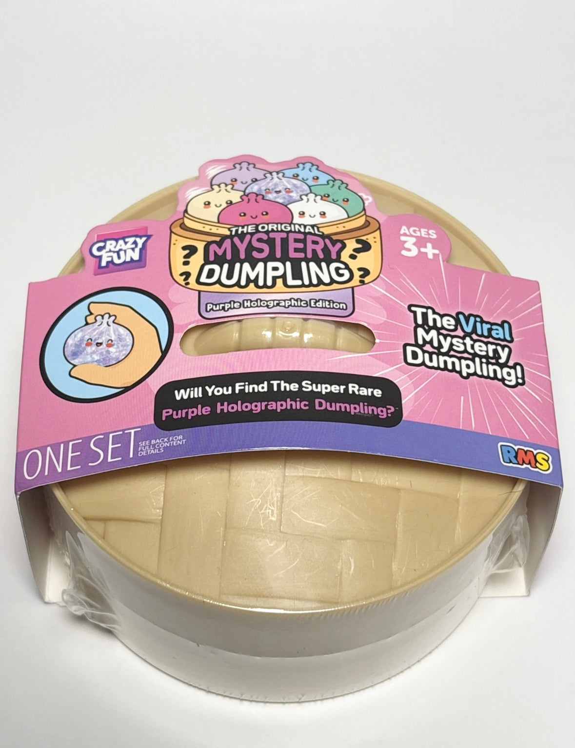 RMS Crazy Fun Mystery Dumpling Squishy – Surprise Sensory Toy (Choose Your Edition)