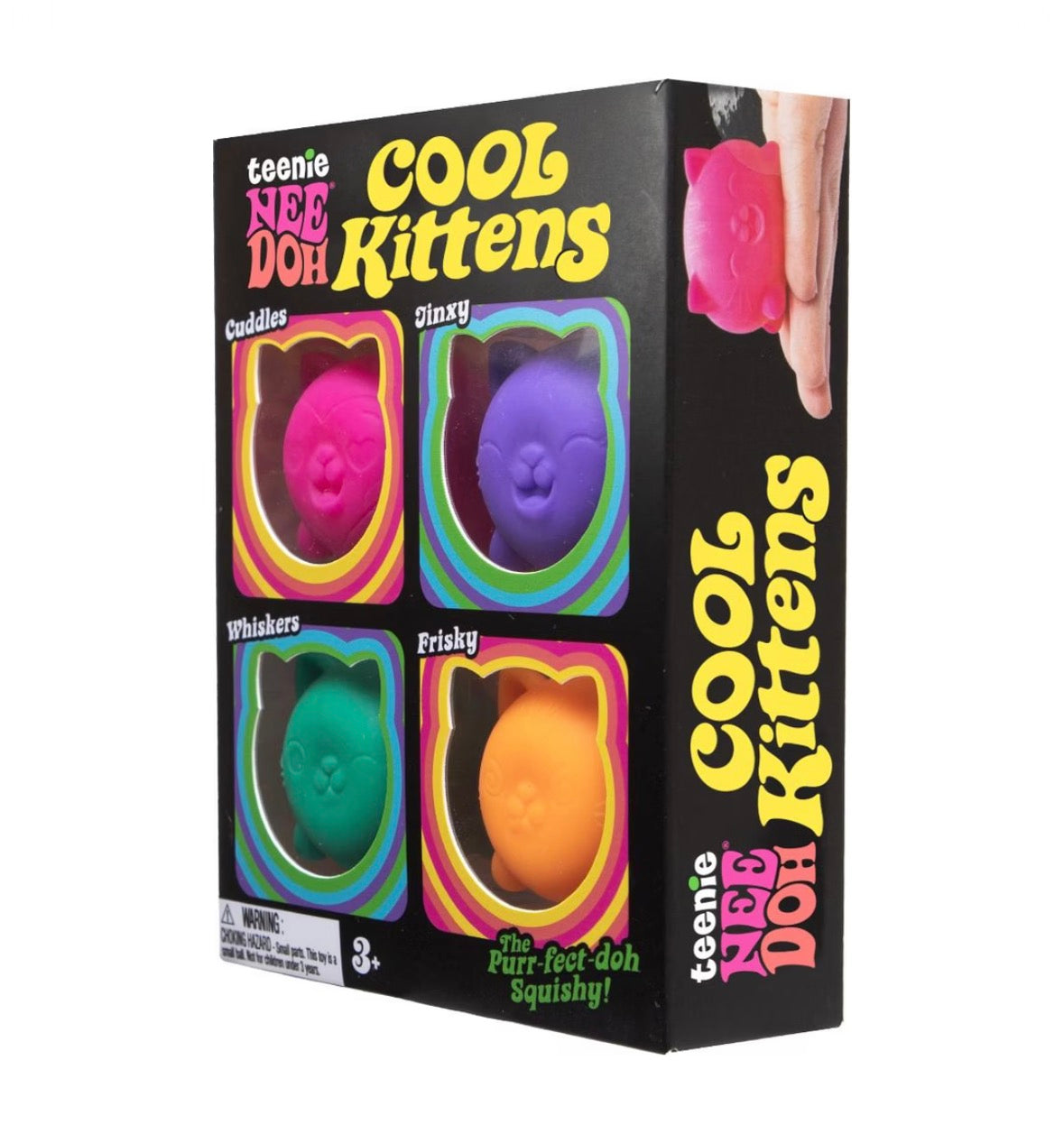 NeeDoh – Teenie Cool Kittens 4-Pack (Schylling)