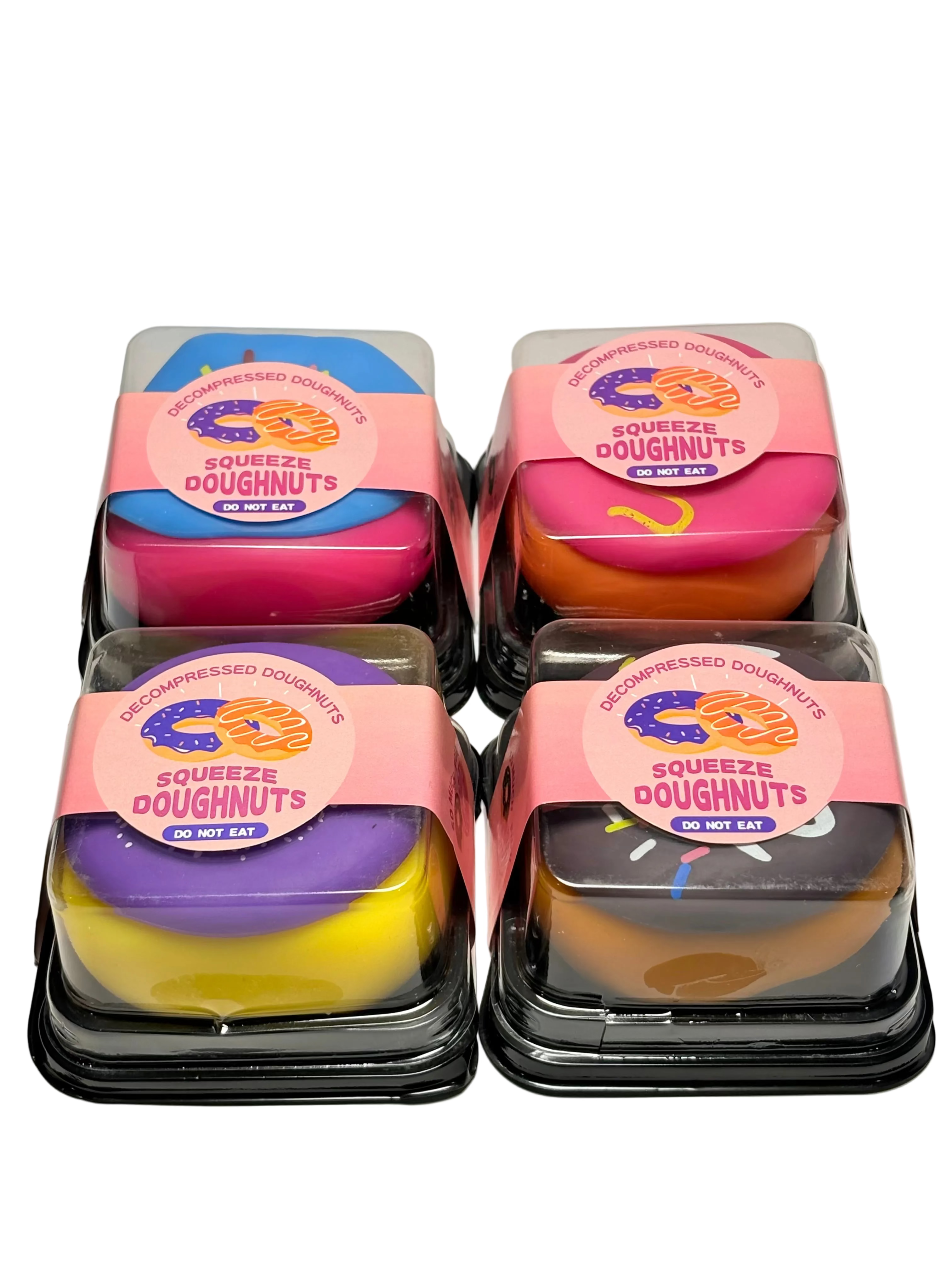 Squeeze Donuts Squishy – Super Soft Donut Sensory Toy | Choose Your Icing Color