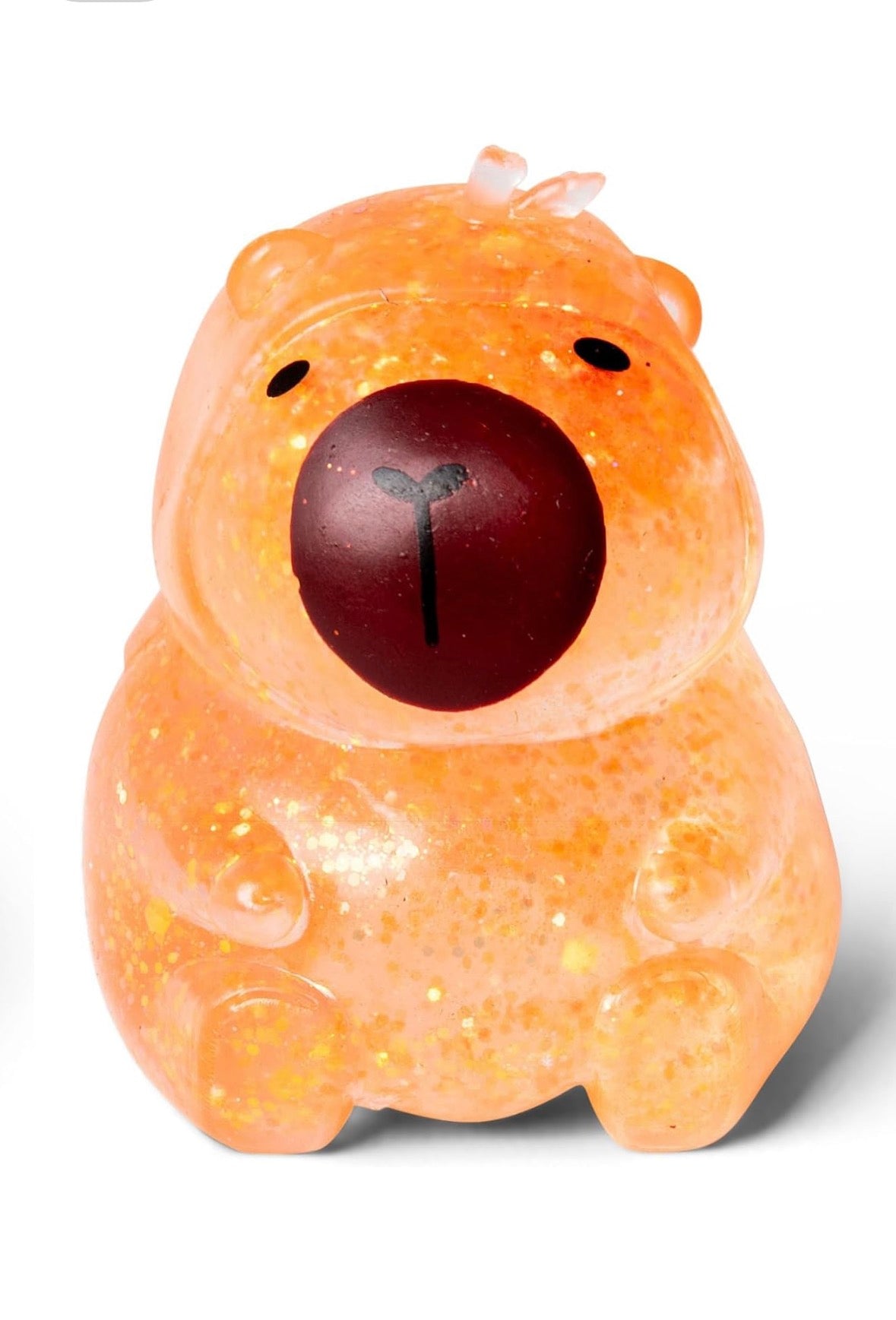 Scrunchems Sugar Capybara – Glitter Squishy Fidget Toy